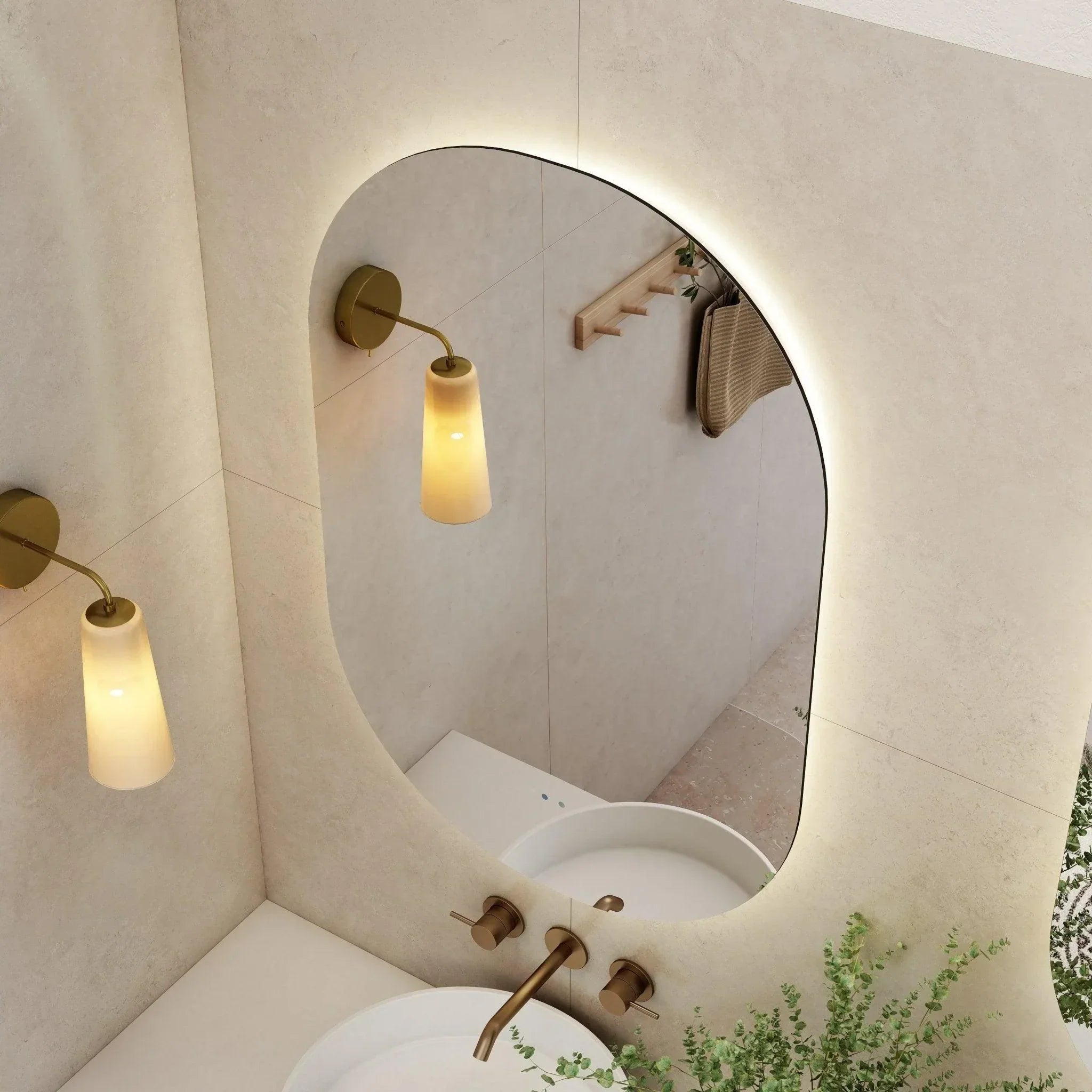 Milano Pill 600x900mm Frameless LED Mirror - Ideal Bathroom CentrePI6090LED