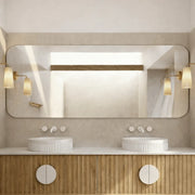 Milano Rectangular 1800x900mm Frameless Polished Edge Mirror