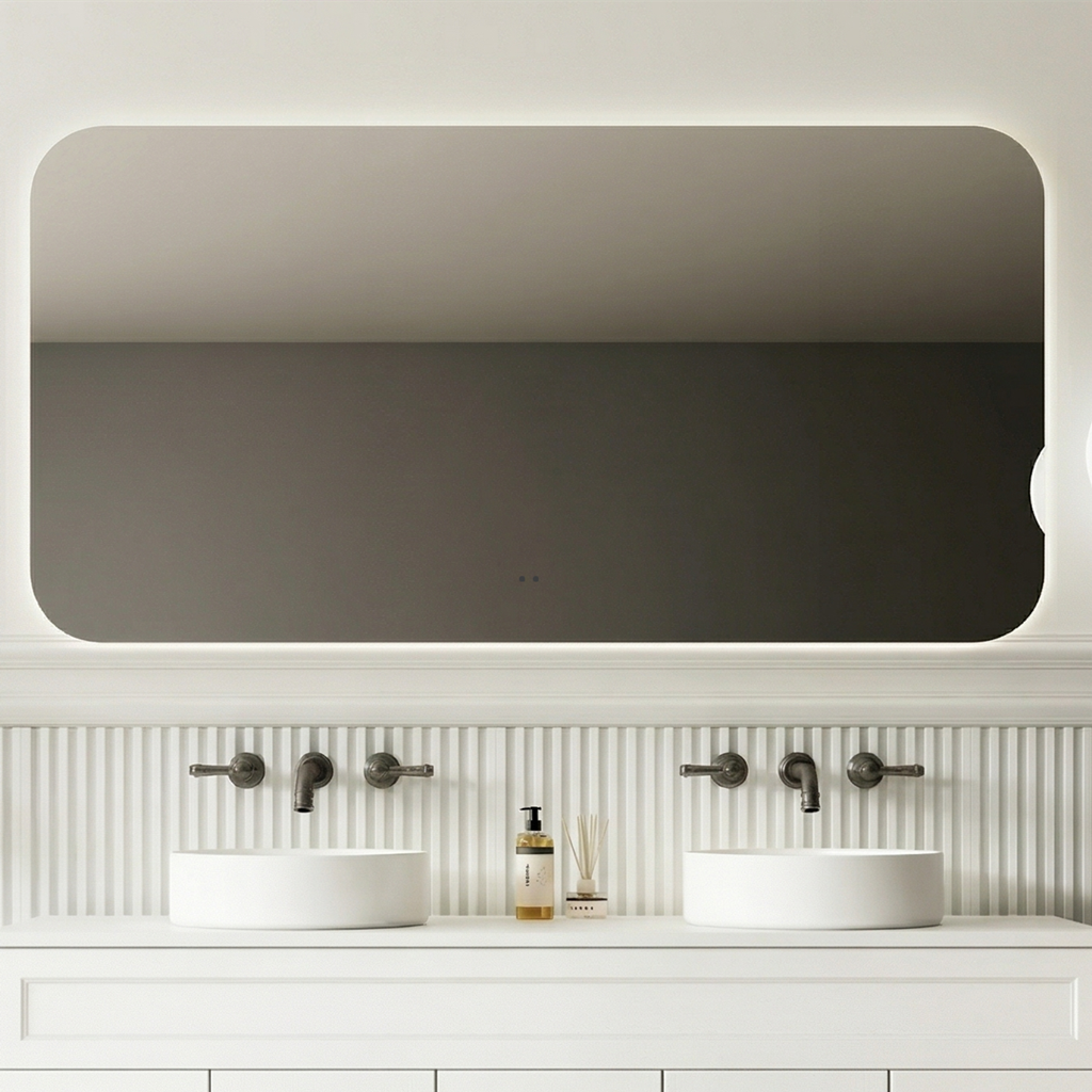 Milano Rectangular 1500x900mm Frameless LED Mirror