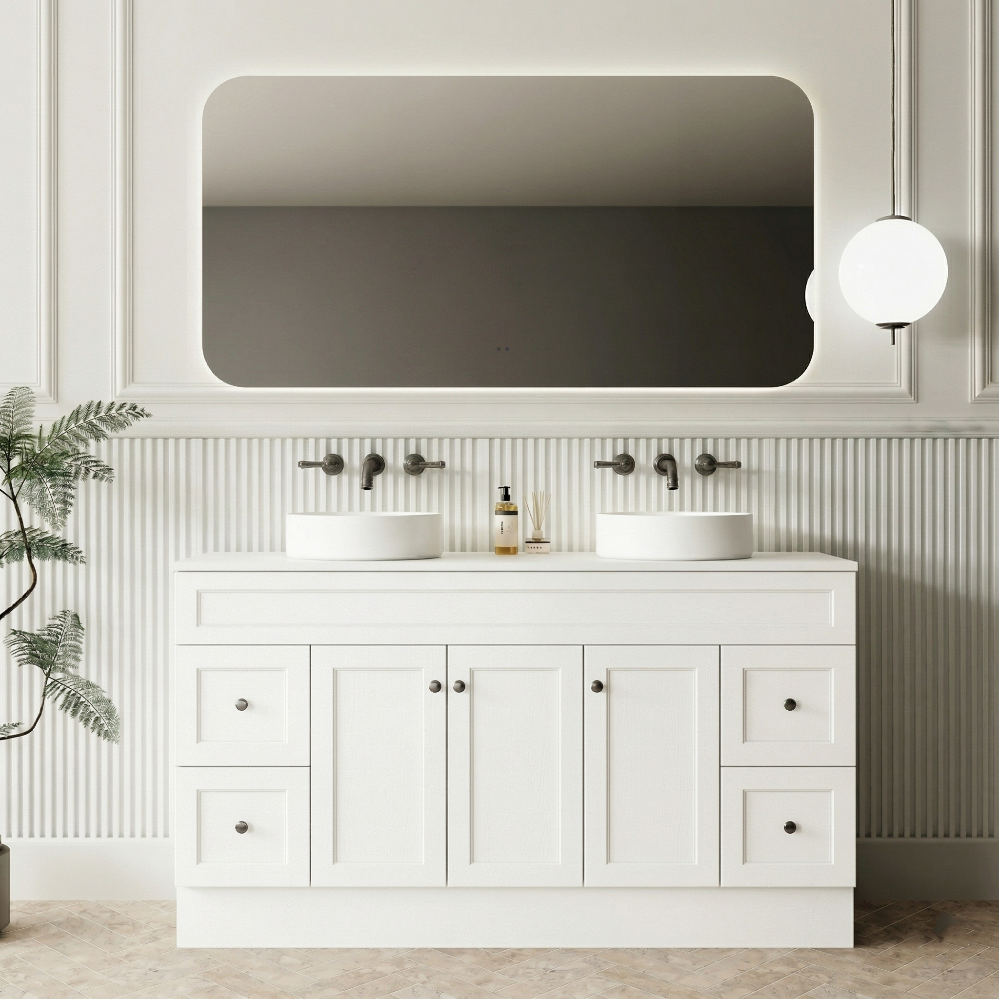 Milano Rectangular 1500x900mm Frameless LED Mirror
