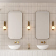 Milano Rectangular 450x900mm Frameless Polished Edge Mirror - Ideal Bathroom CentreRE4590P