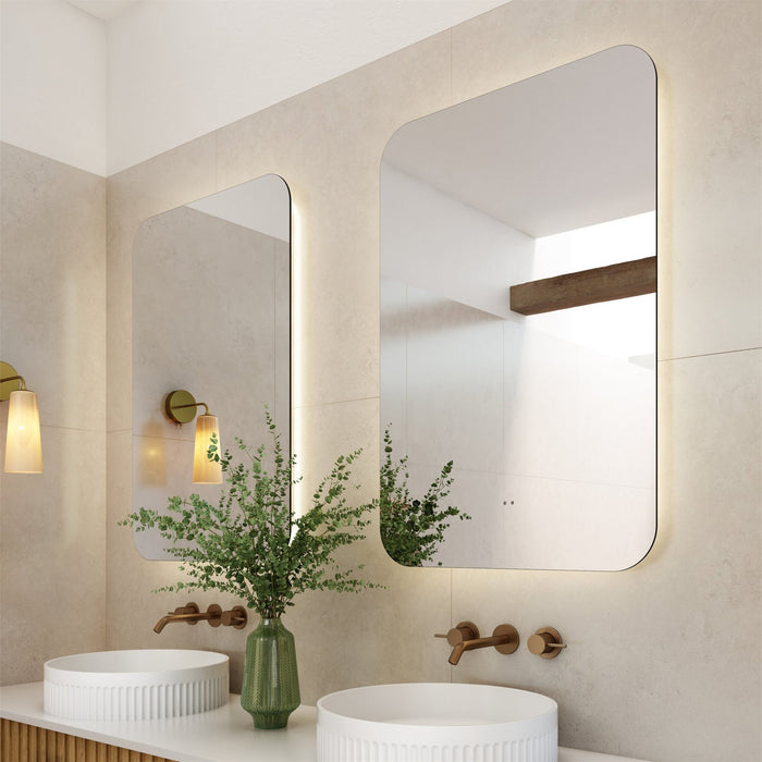 Milano Rectangular 600x900mm Frameless LED Mirror - Ideal Bathroom CentreRE6090LED