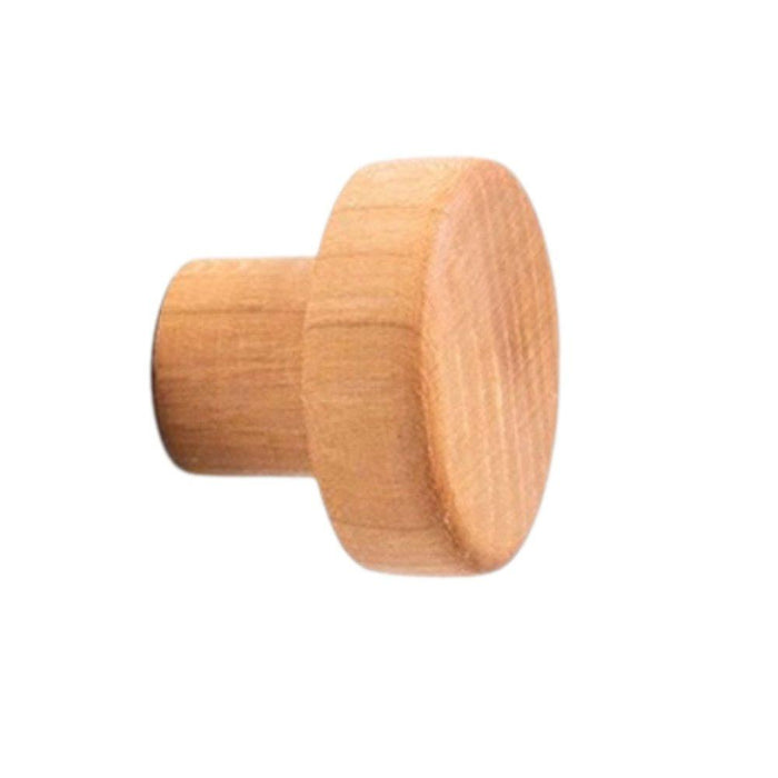 Milano Round 35mm Timber Knob - Cherrywood - Ideal Bathroom CentreCH - RN3535 - Cherrywod