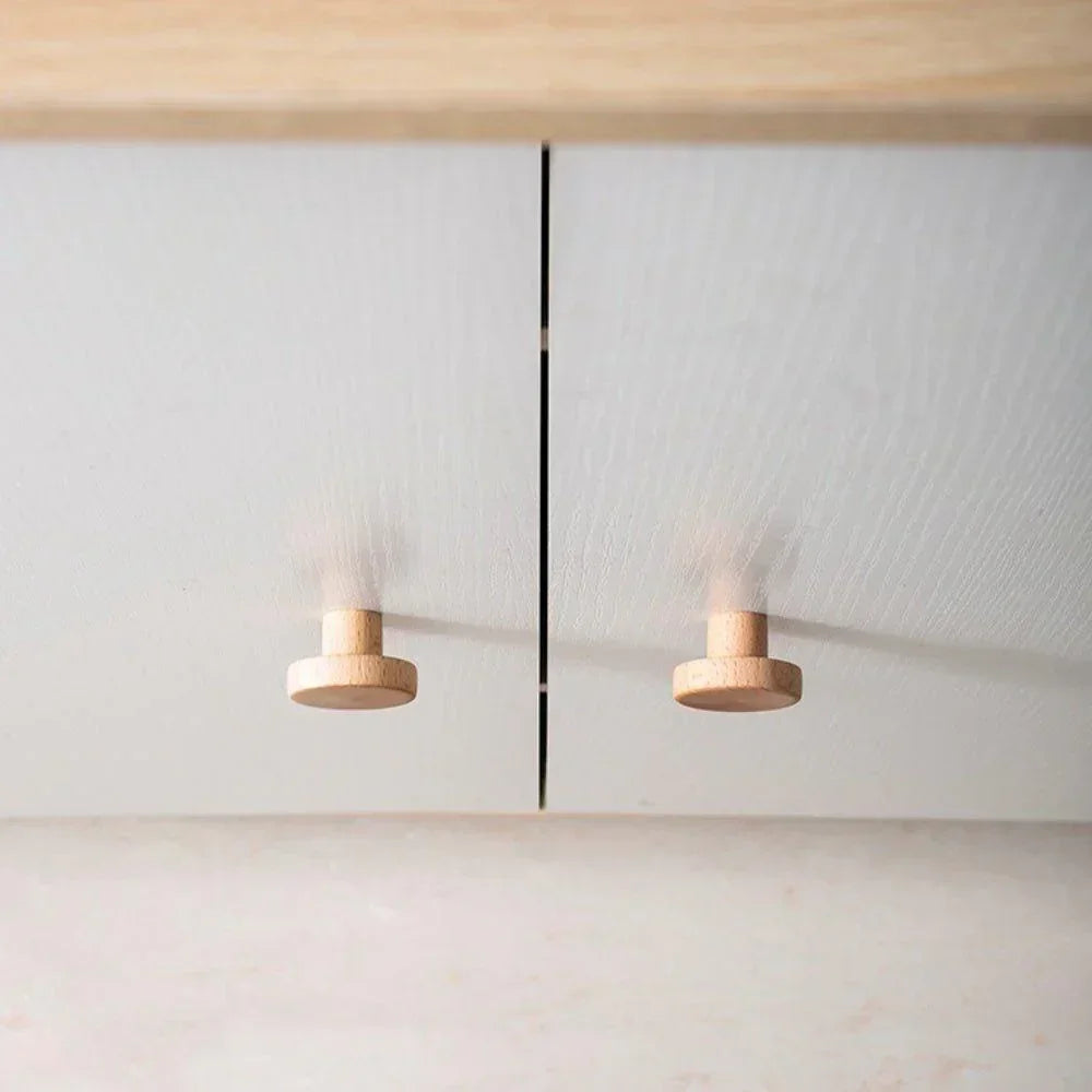 Milano Round 35mm Timber Knob - Natural Oak - Ideal Bathroom CentreCH - RN3535 - OAK