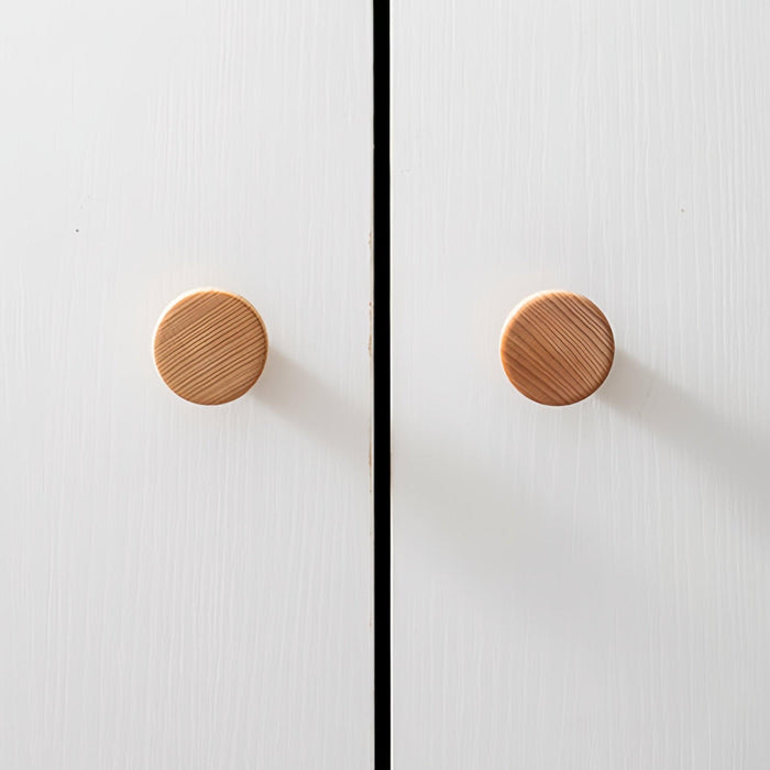 Milano Round 35mm Timber Knob - Natural Oak - Ideal Bathroom CentreCH - RN3535 - OAK