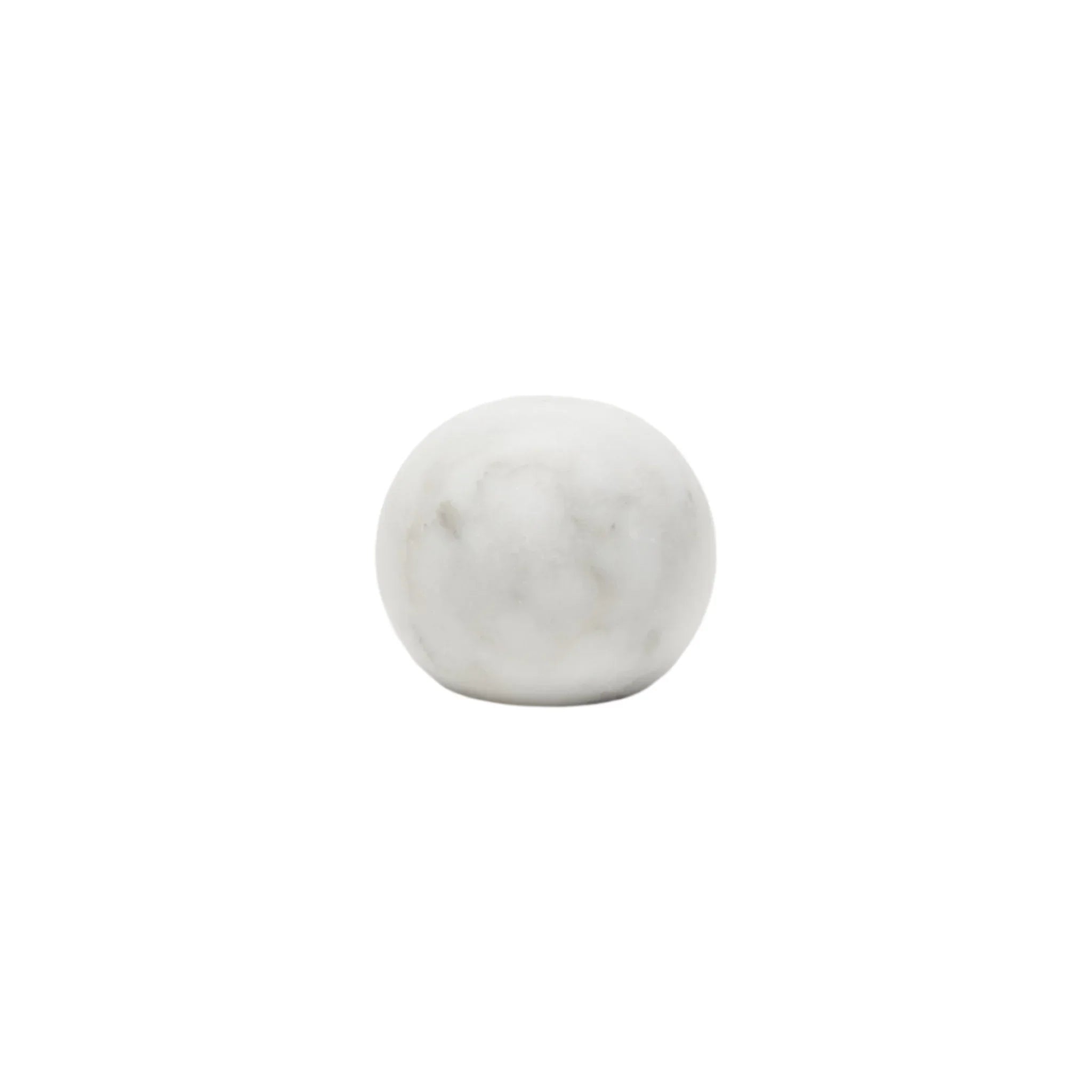 Milano Round 40mm Knob Handle Carrara Marble - Ideal Bathroom CentreCH - MAR4040CA