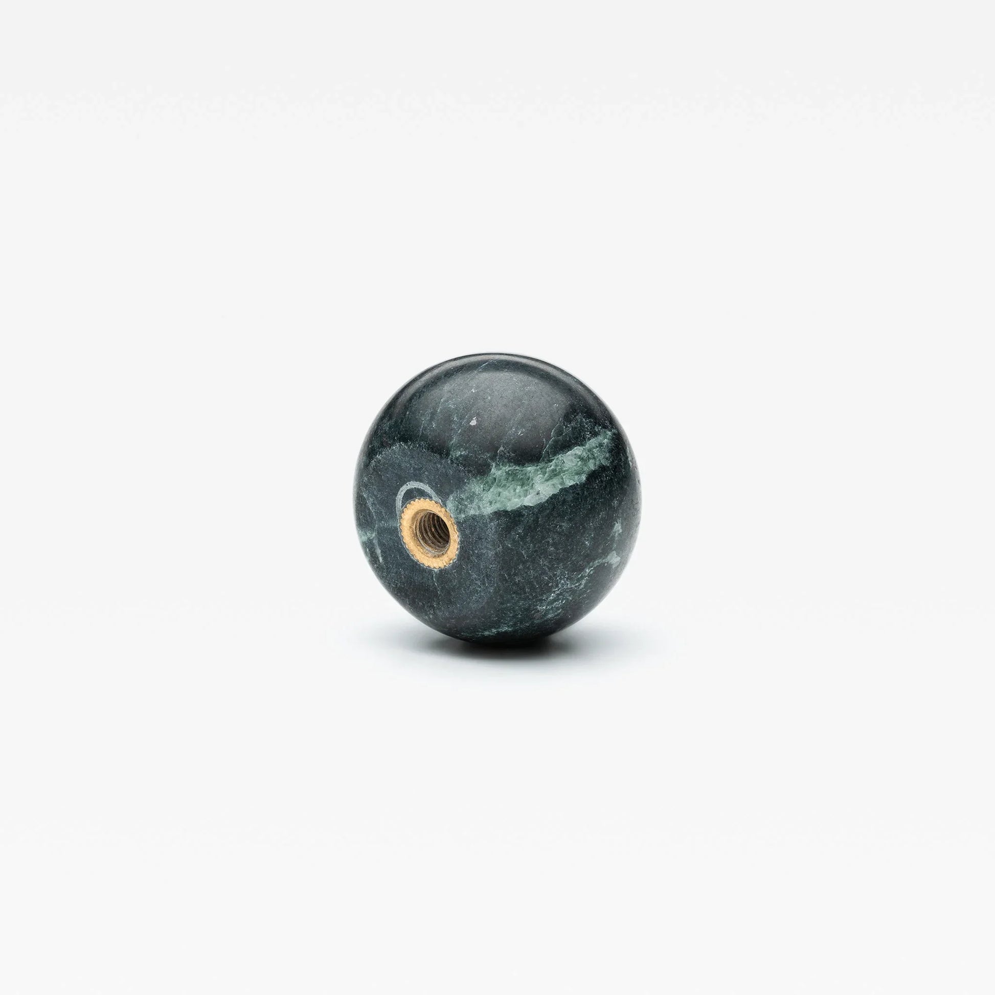 Milano Round 40mm Knob Handle Green Verde Marble - Ideal Bathroom CentreCH - MAR4040GM