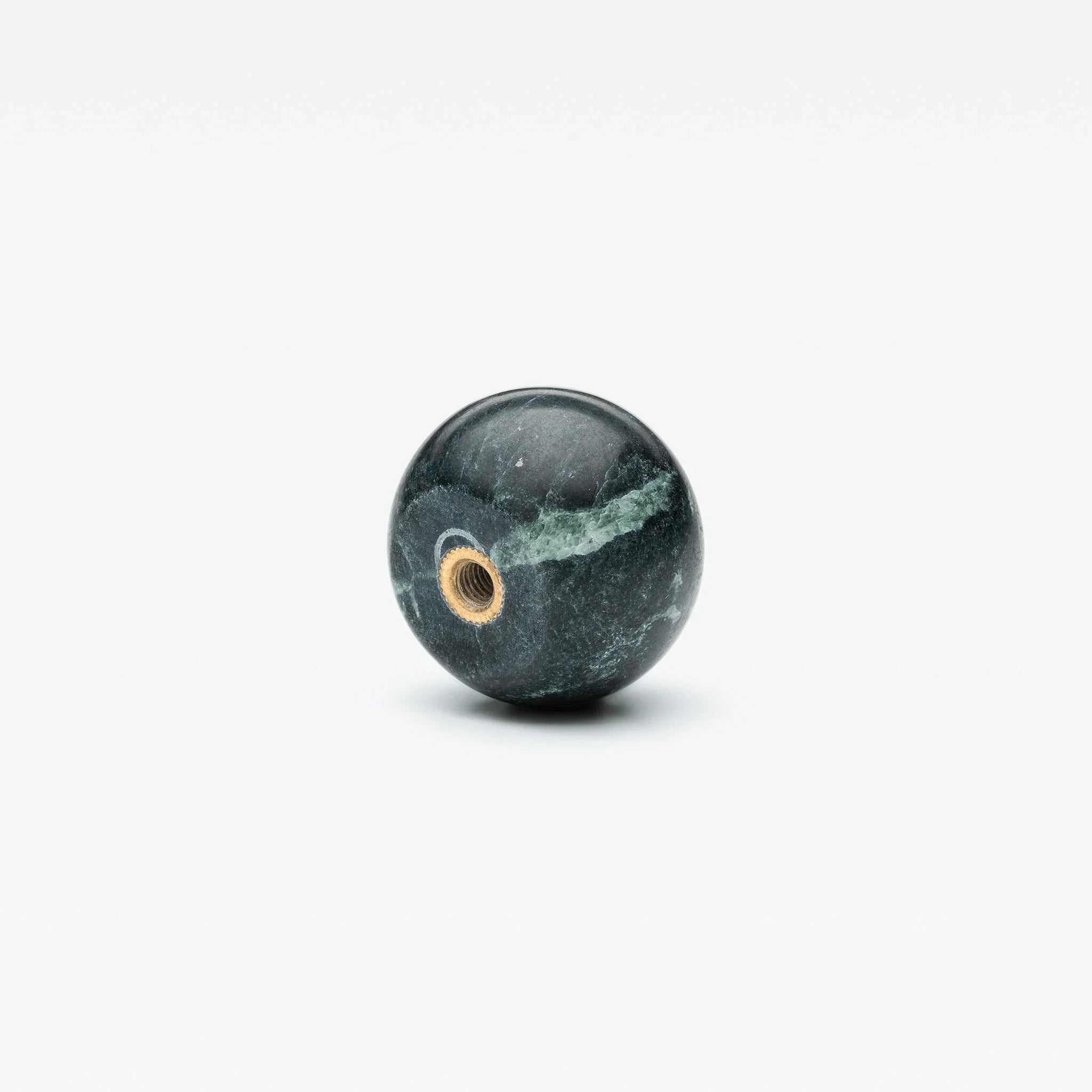 Milano Round 40mm Knob Handle Green Verde Marble - Ideal Bathroom CentreCH - MAR4040GM