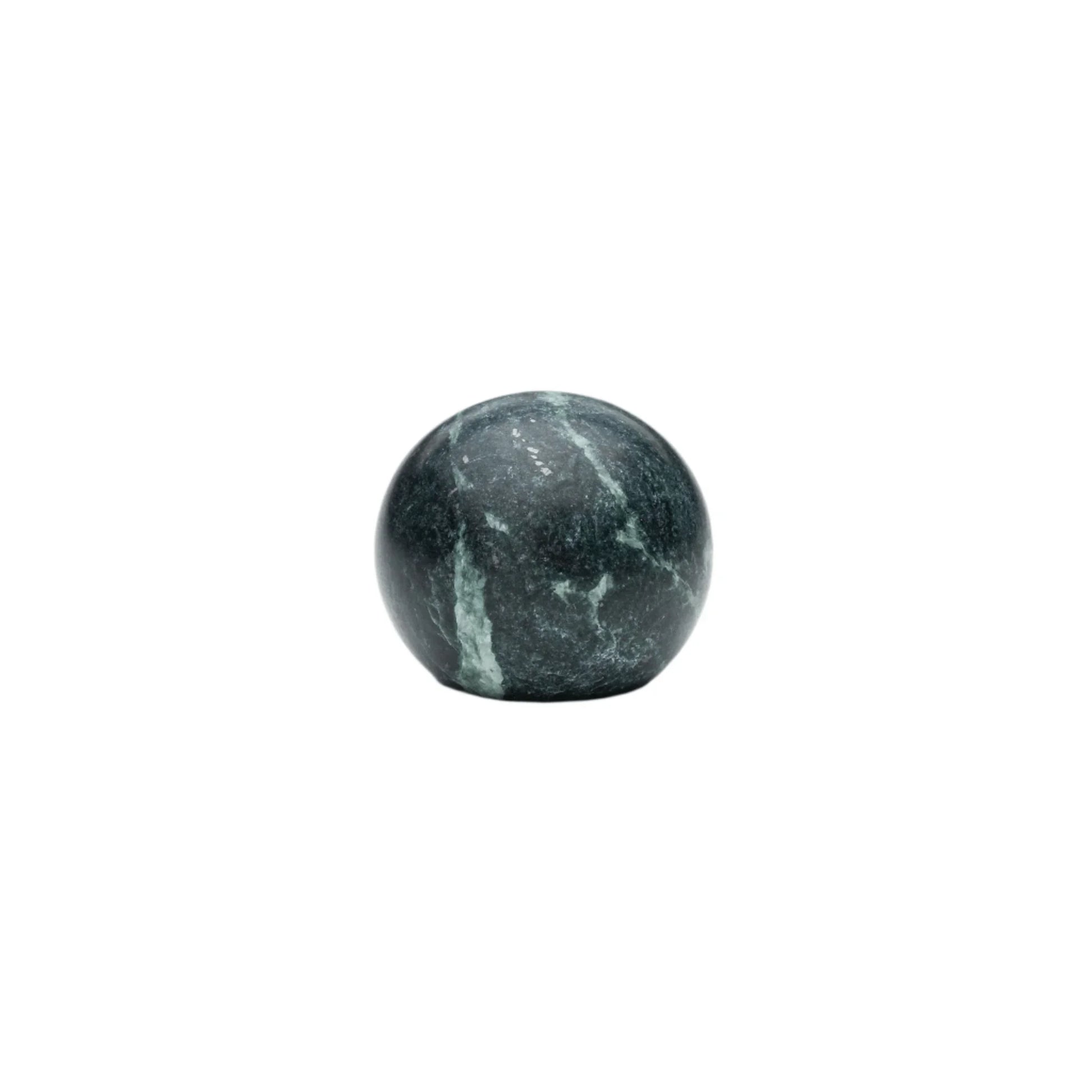 Milano Round 40mm Knob Handle Green Verde Marble - Ideal Bathroom CentreCH - MAR4040GM