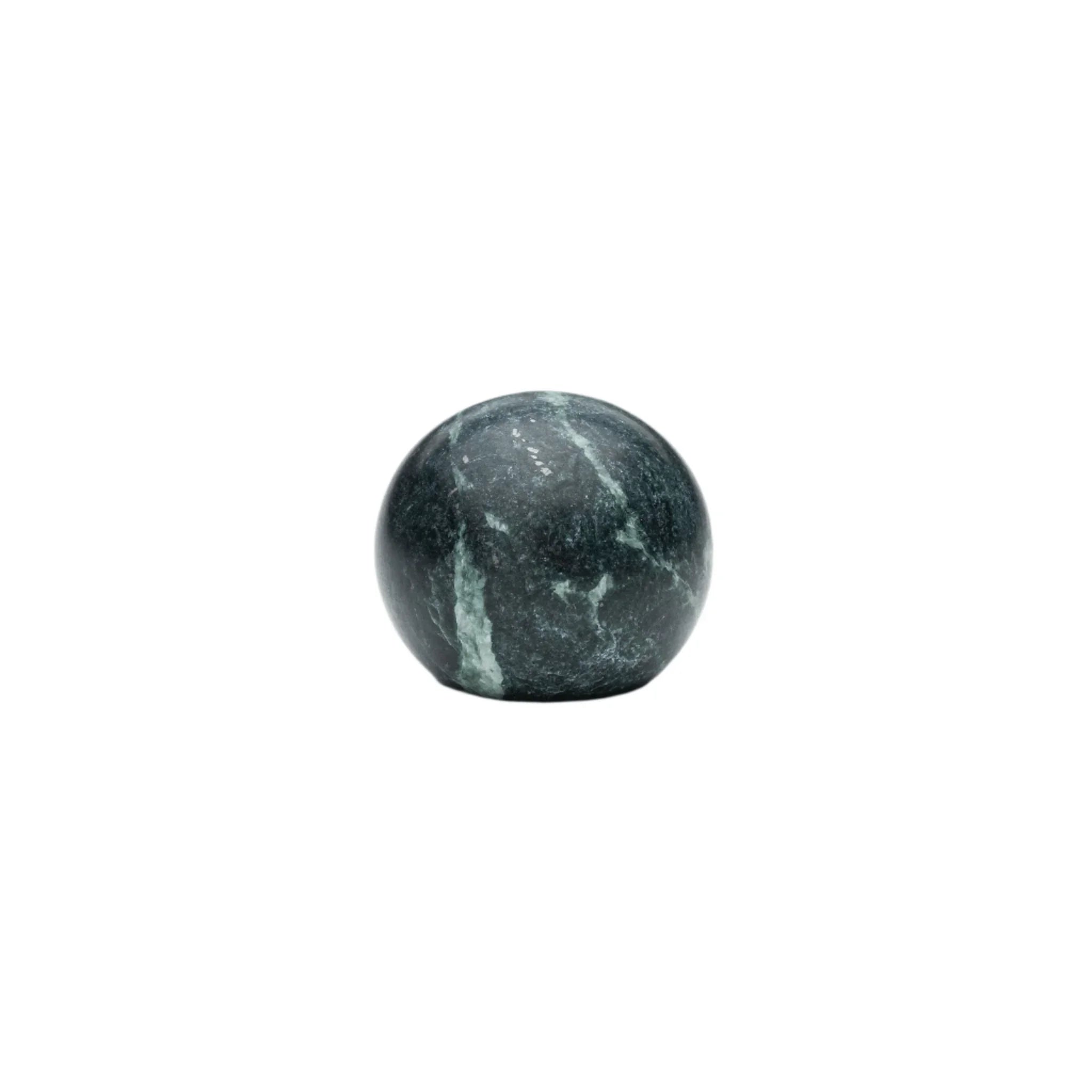 Milano Round 40mm Knob Handle Green Verde Marble - Ideal Bathroom CentreCH - MAR4040GM