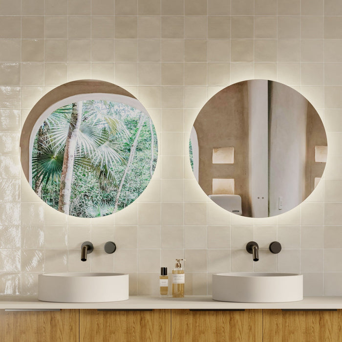 Milano Round 600mx600mm Frameless LED Mirror - Ideal Bathroom CentreRN6060LED