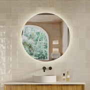 Milano Round 800mx800mm Frameless LED Mirror - Ideal Bathroom CentreRN8080LED