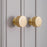 Milano Round V - Groove Knob - Brushed Gold - Ideal Bathroom CentreCH - VG2828