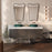 Milano Sicily 1500mm V - Groove Wall Hung Vanity - Empire Black - Ideal Bathroom CentreSI1500EO