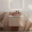 Milano Sicily 600mm V - Groove Wall Hung Vanity - Pink Wash - Ideal Bathroom CentreSI600WO