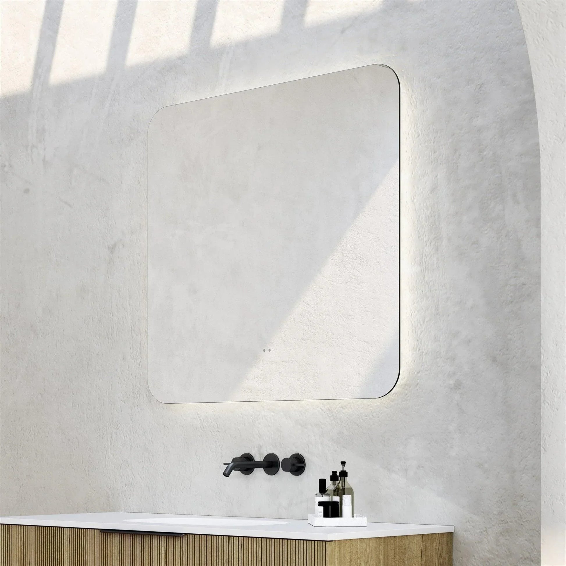 Milano Sqaure 900x900mm Frameless LED Mirror - Ideal Bathroom CentreRE9090LED