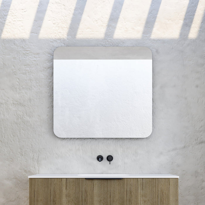 Milano Square 900x900mm Frameless Polished Edge Mirror - Ideal Bathroom CentreRE9090P