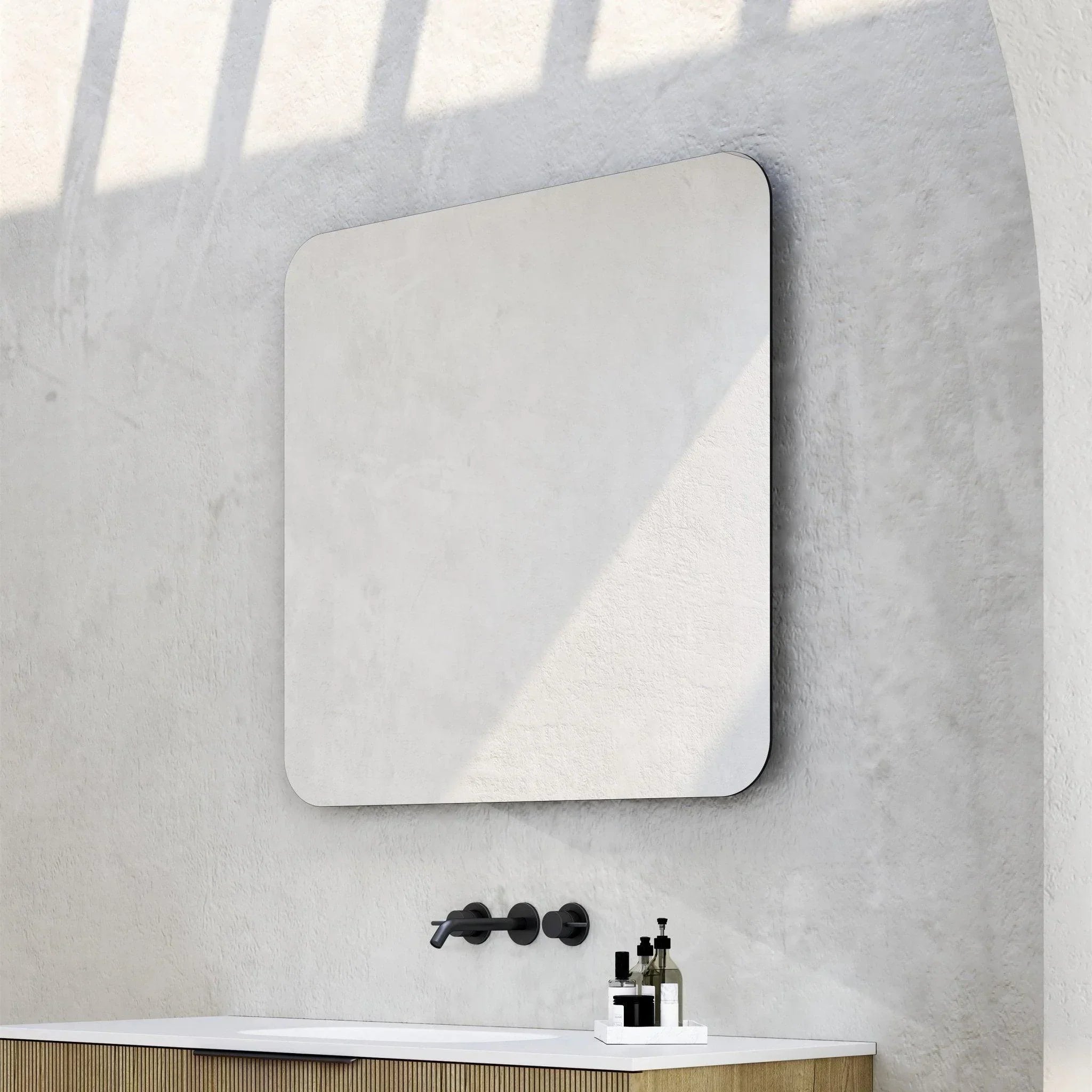 Milano Square 900x900mm Frameless Polished Edge Mirror - Ideal Bathroom CentreRE9090P