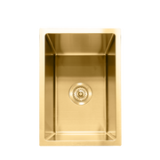 Milano Bianca Stainless Steel 300x450mm Sink, Brushed Gold