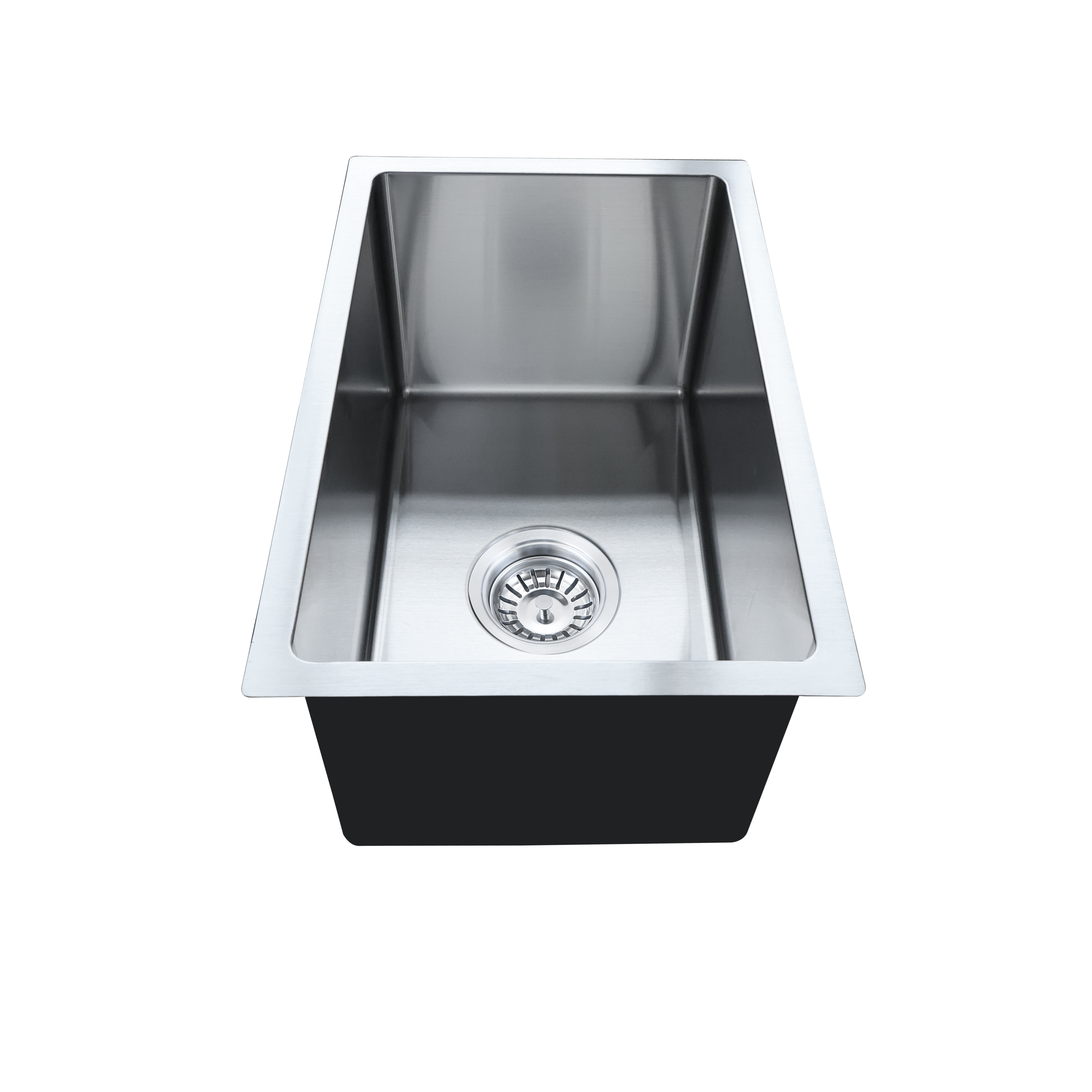 Milano Bianca Stainless Steel 300x450mm Sink, Brushed Nickel