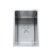 Milano Bianca Stainless Steel 300x450mm Sink, Brushed Nickel