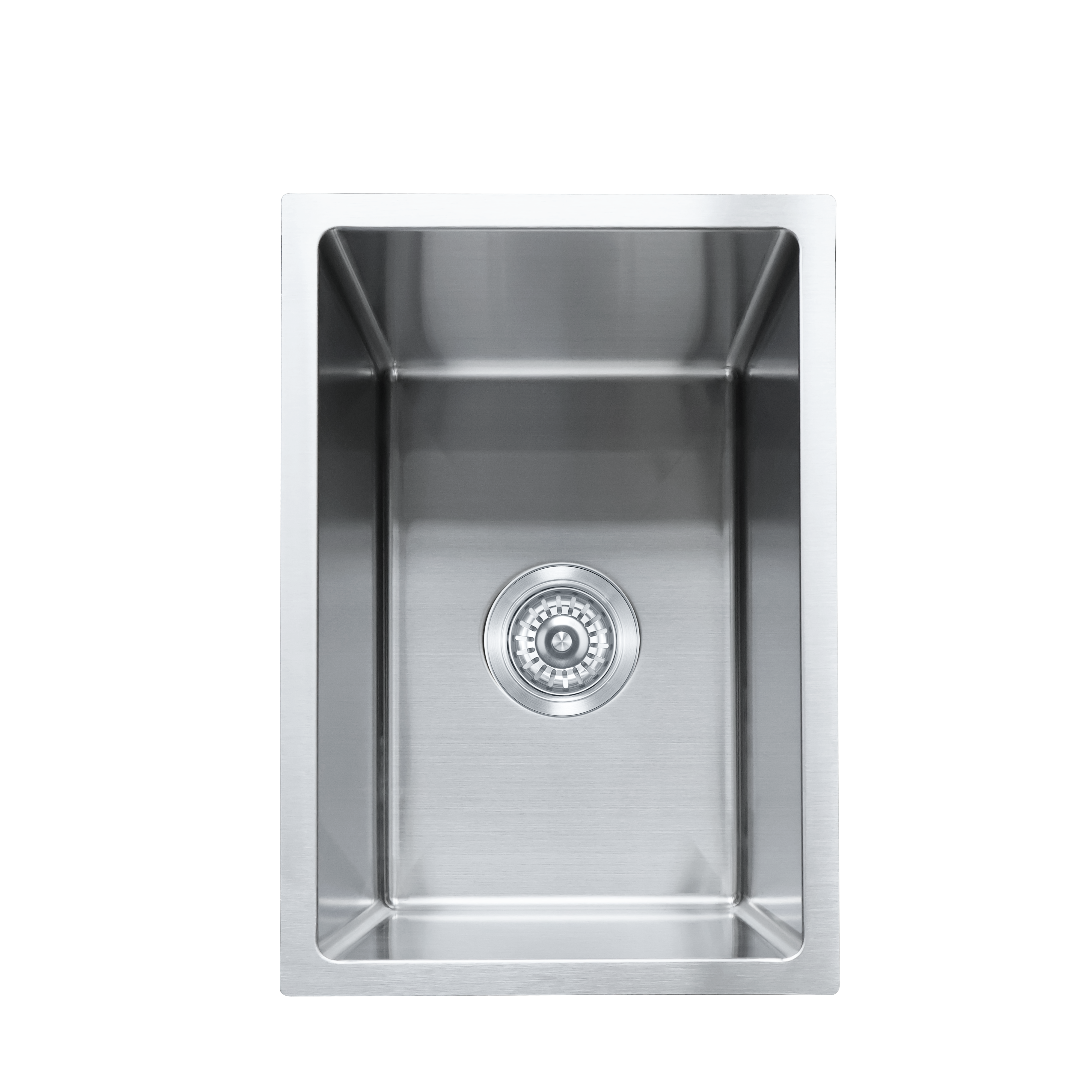 Milano Bianca Stainless Steel 300x450mm Sink, Brushed Nickel