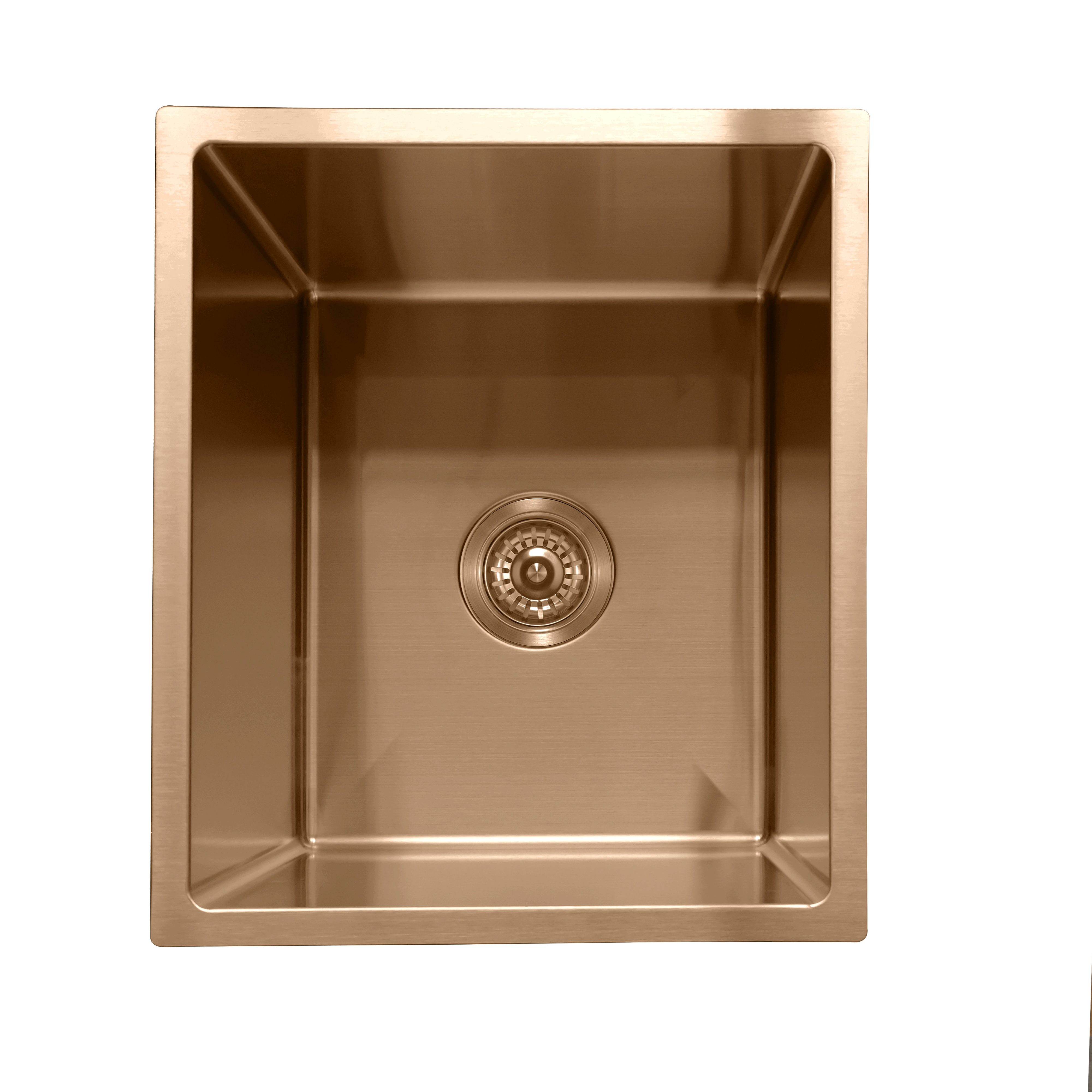 Milano Bianca Stainless Steel 380x450mm Sink, Brushed Copper