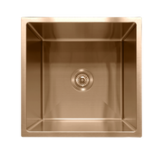Milano Bianca Stainless Steel 450x450mm Sink, Brushed Copper