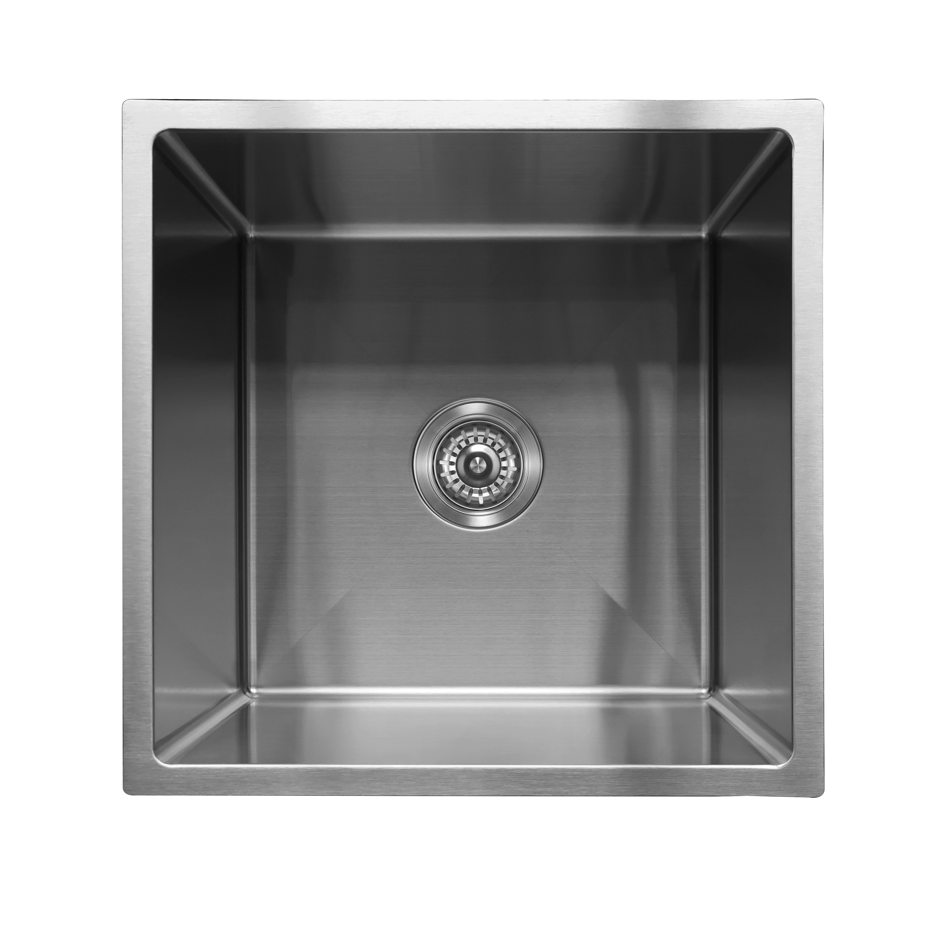 Milano Bianca Stainless Steel 450x450mm Sink, Gun Metal