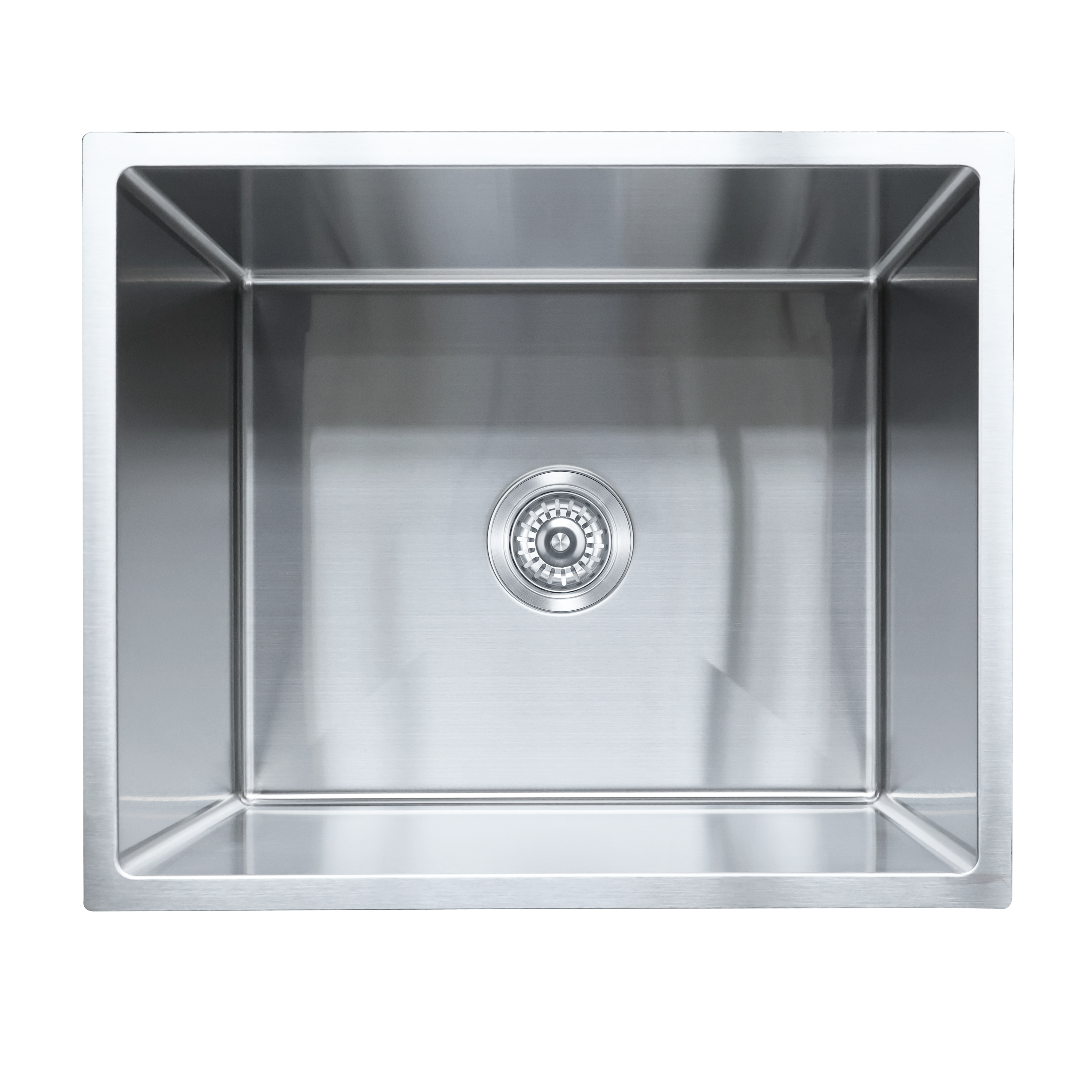 Milano Bianca Stainless Steel 540x450mm Sink, Brushed Nickel