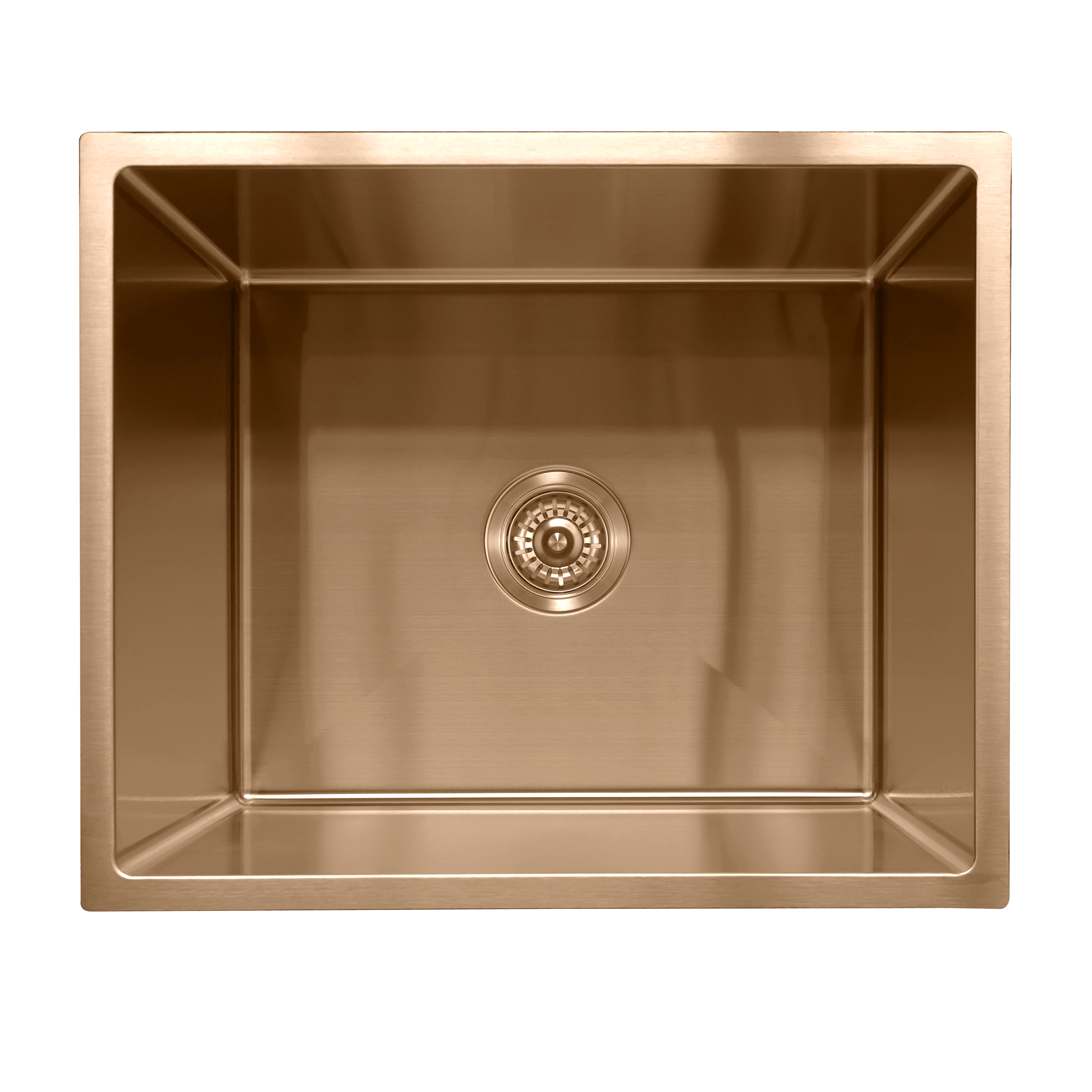 Milano Bianca Stainless Steel 540x450mm Sink, Brushed Copper