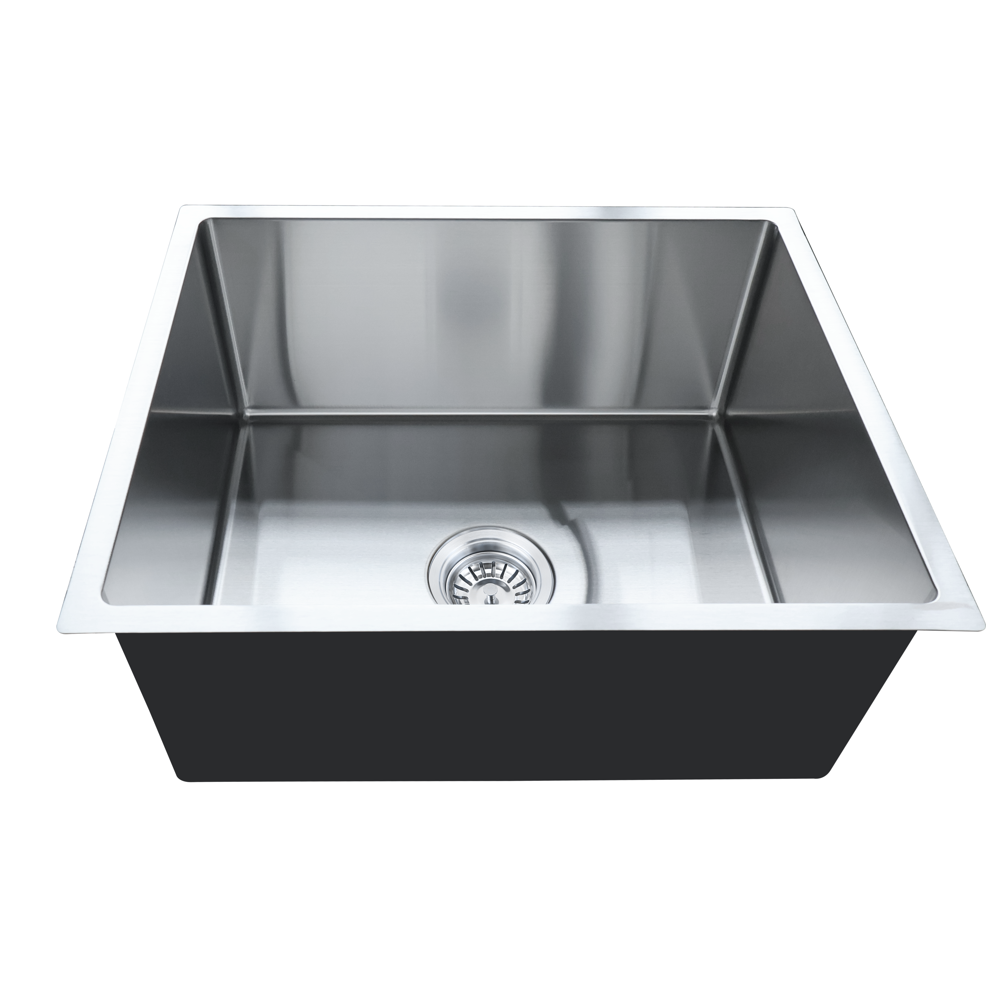 Milano Bianca Stainless Steel 540x450mm Sink, Brushed Nickel