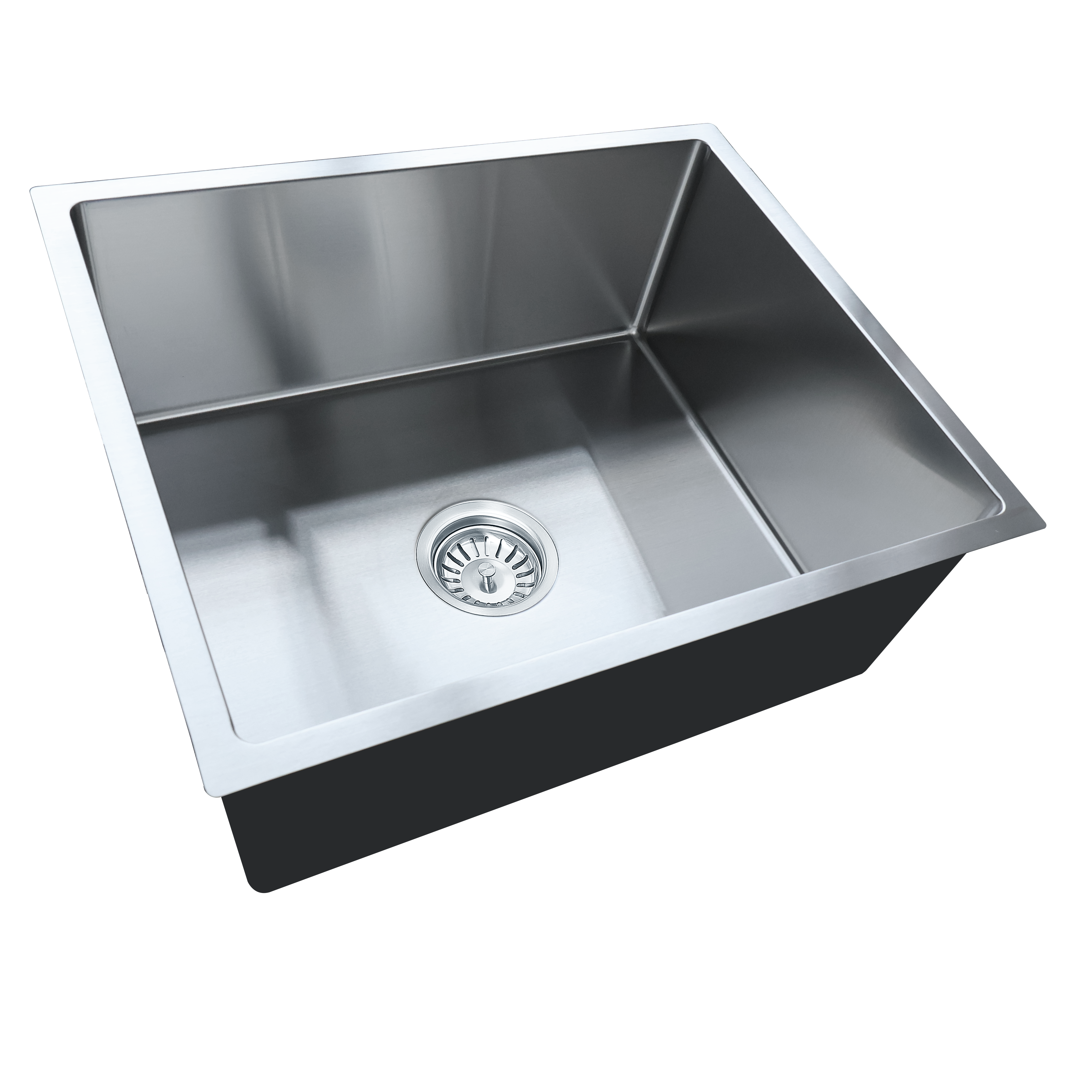 Milano Bianca Stainless Steel 540x450mm Sink, Brushed Nickel