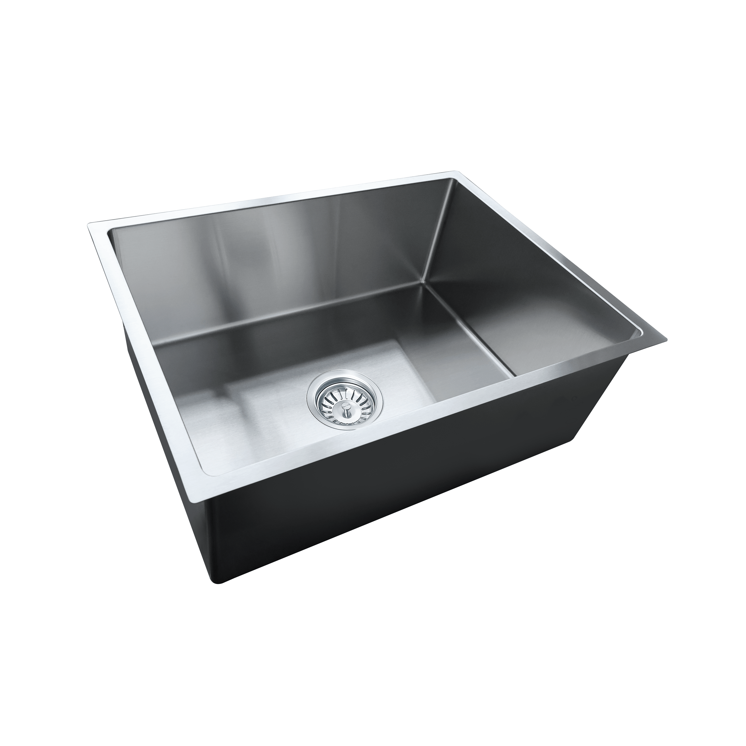 Milano Bianca Stainless Steel 600x450mm Sink, Brushed Nickel