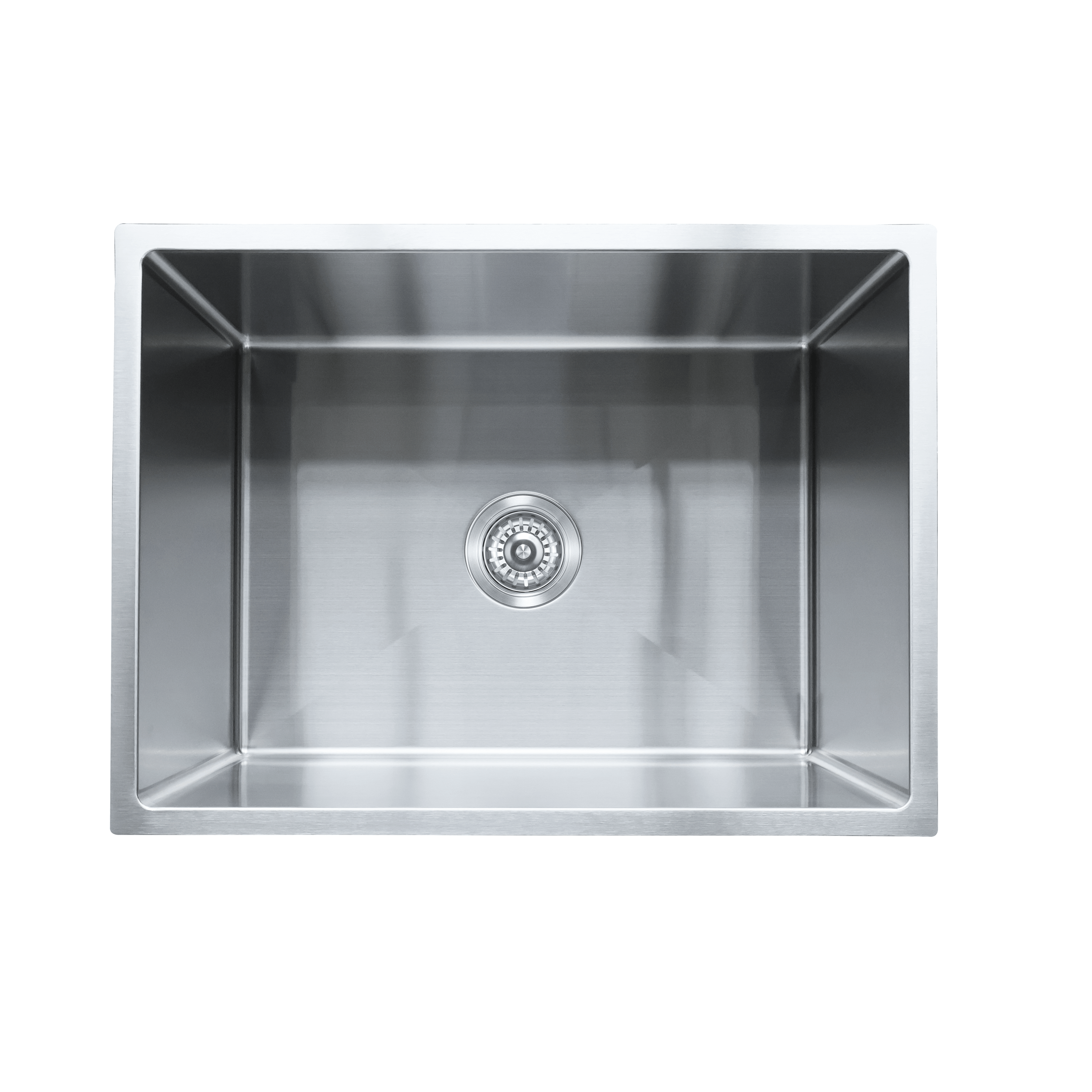 Milano Bianca Stainless Steel 600x450mm Sink, Brushed Nickel
