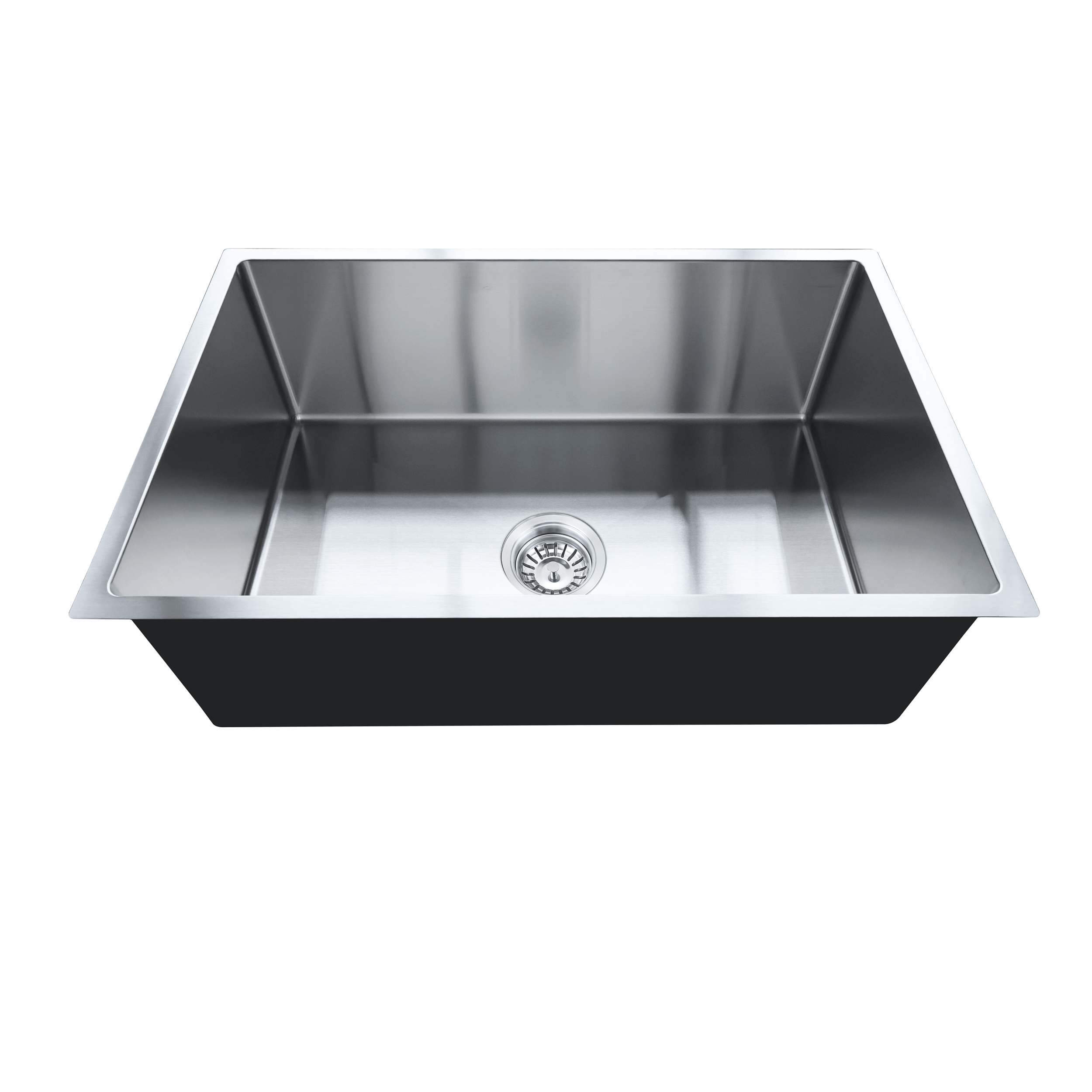 Milano Bianca Stainless Steel 690x450mm Sink, Brushed Nickel