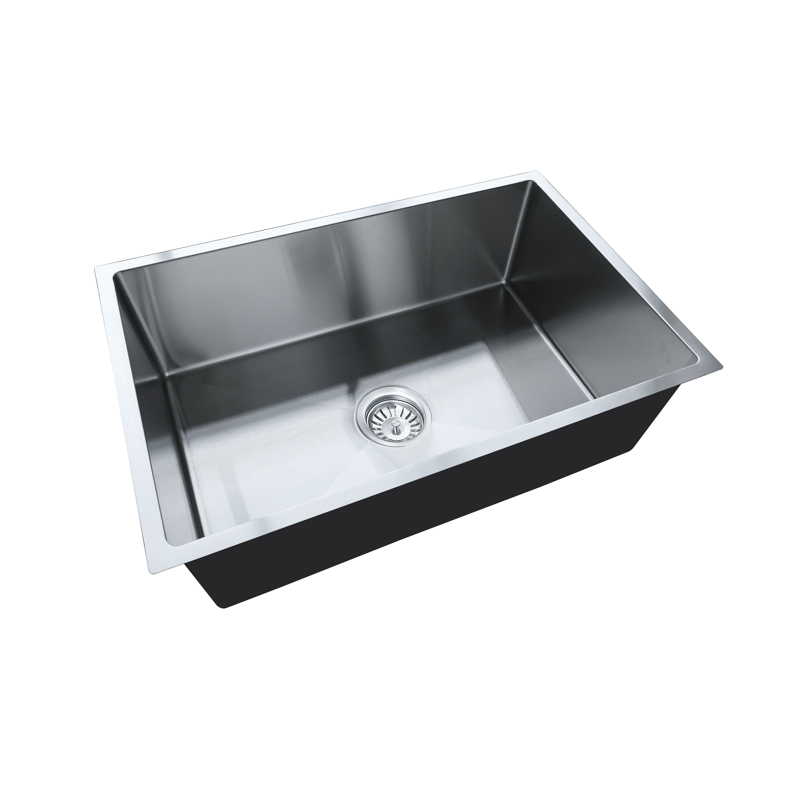 Milano Bianca Stainless Steel 690x450mm Sink, Brushed Nickel