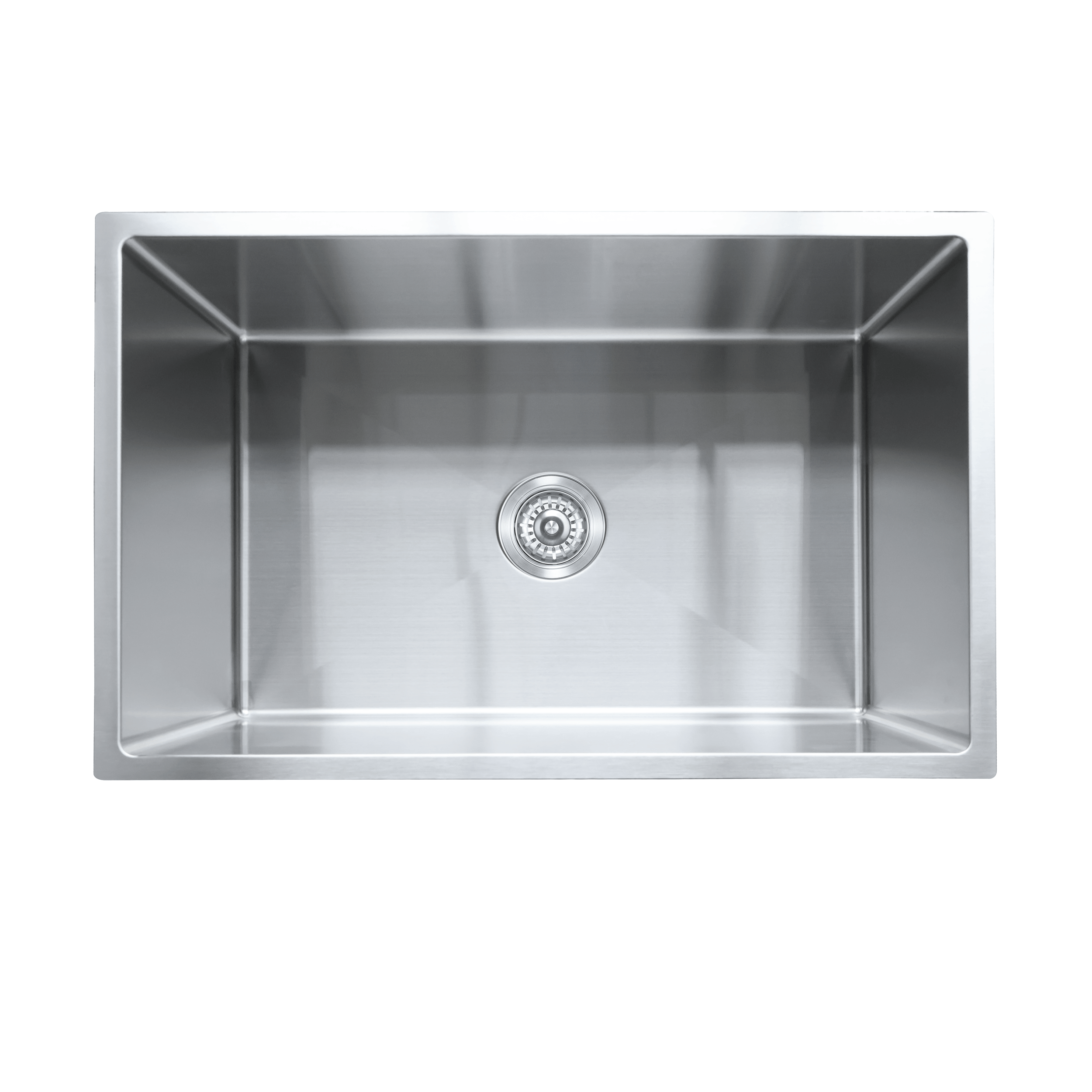 Milano Bianca Stainless Steel 690x450mm Sink, Brushed Nickel