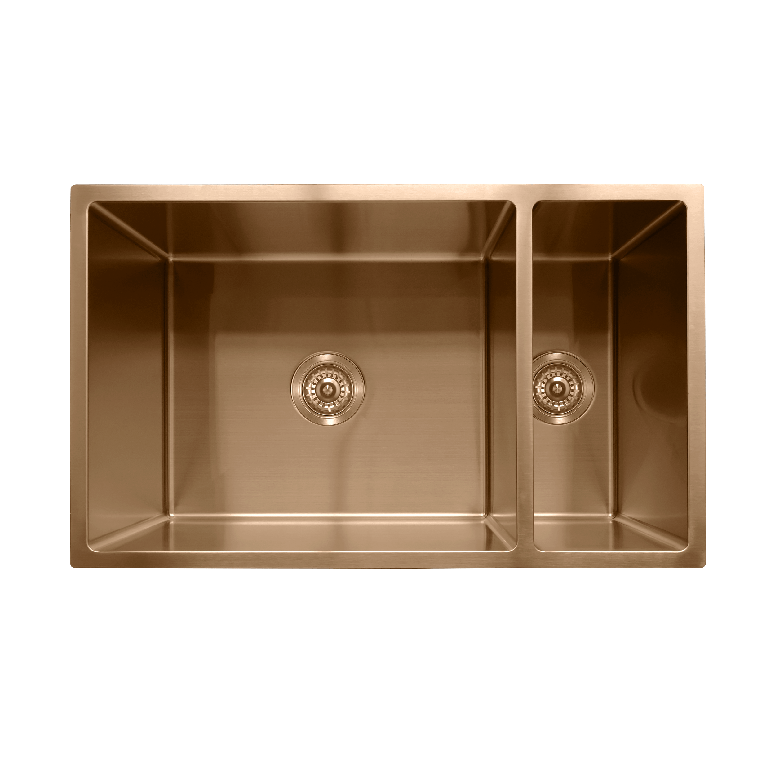 Milano Bianca Stainless Steel 730x450mm 1.5 Bowl Sink, Brushed Copper