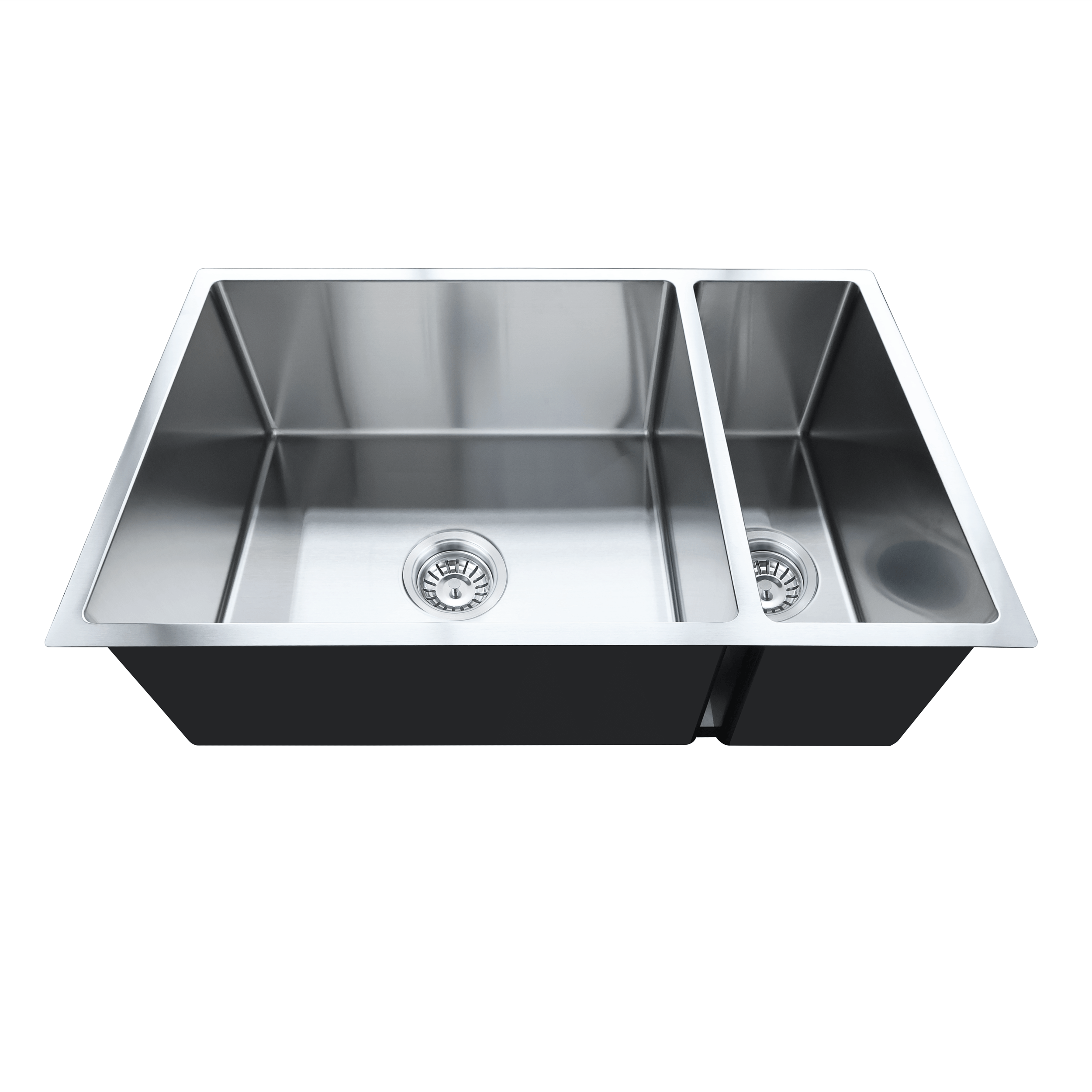Milano Bianca Stainless Steel 730x450mm 1.5 Bowl Sink, Brushed Nickel