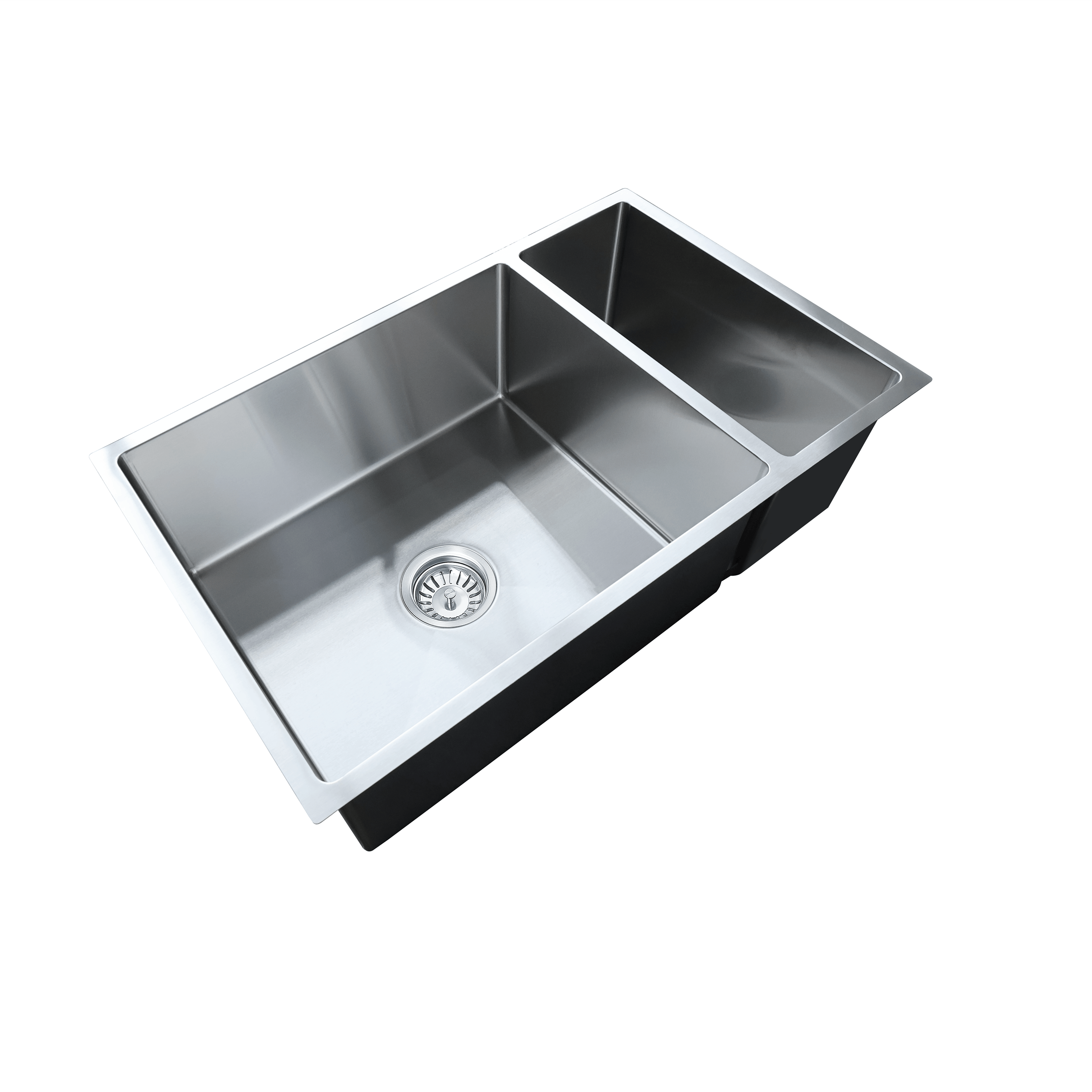 Milano Bianca Stainless Steel 730x450mm 1.5 Bowl Sink, Brushed Nickel