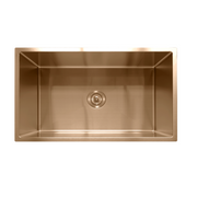 Milano Bianca Stainless Steel 760x450mm Sink, Brushed Copper