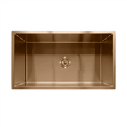Milano Bianca Stainless Steel 810x450mm Sink, Brushed Copper