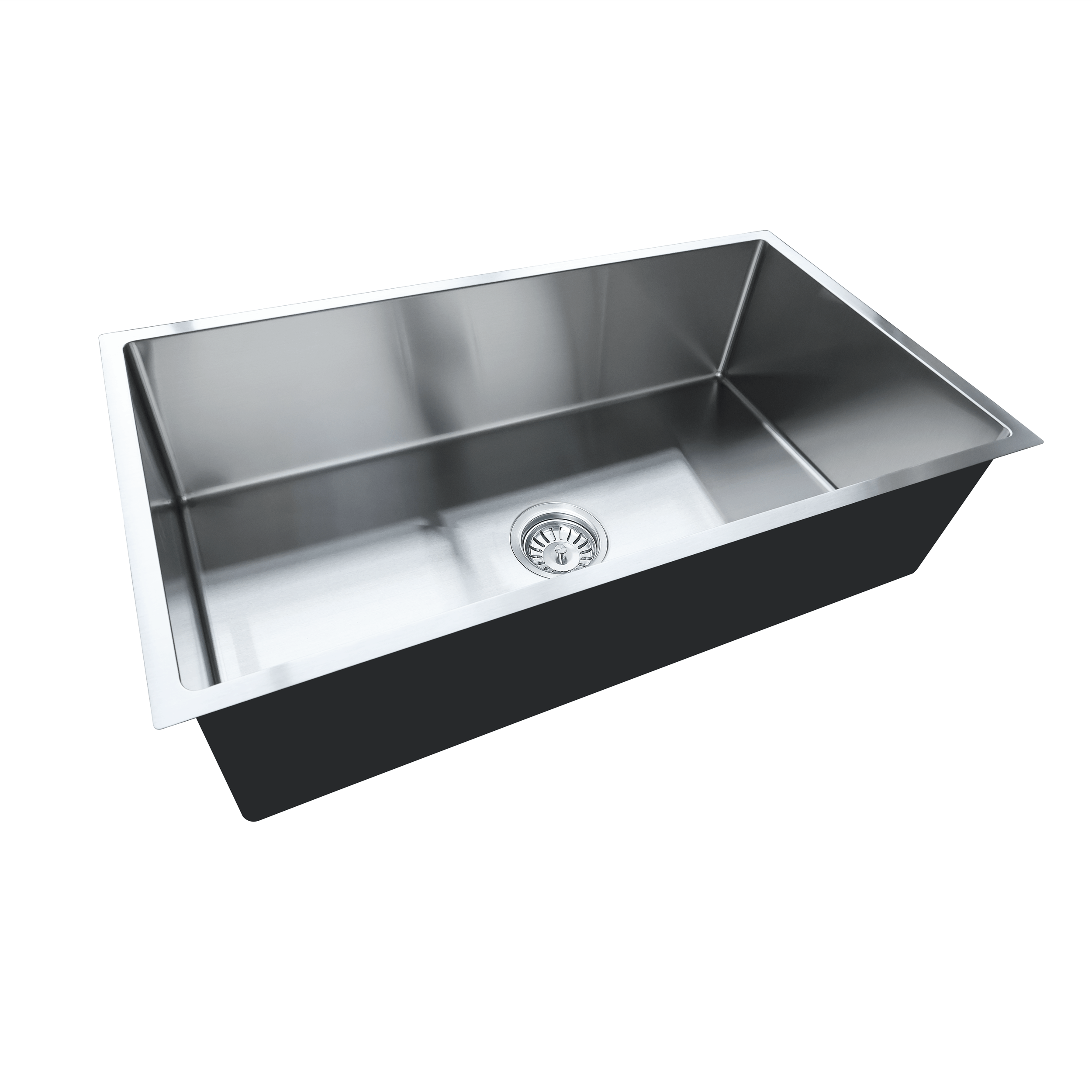Milano Bianca Stainless Steel 810x450mm Sink, Brushed Nickel