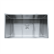 Milano Bianca Stainless Steel 810x450mm Sink, Brushed Nickel