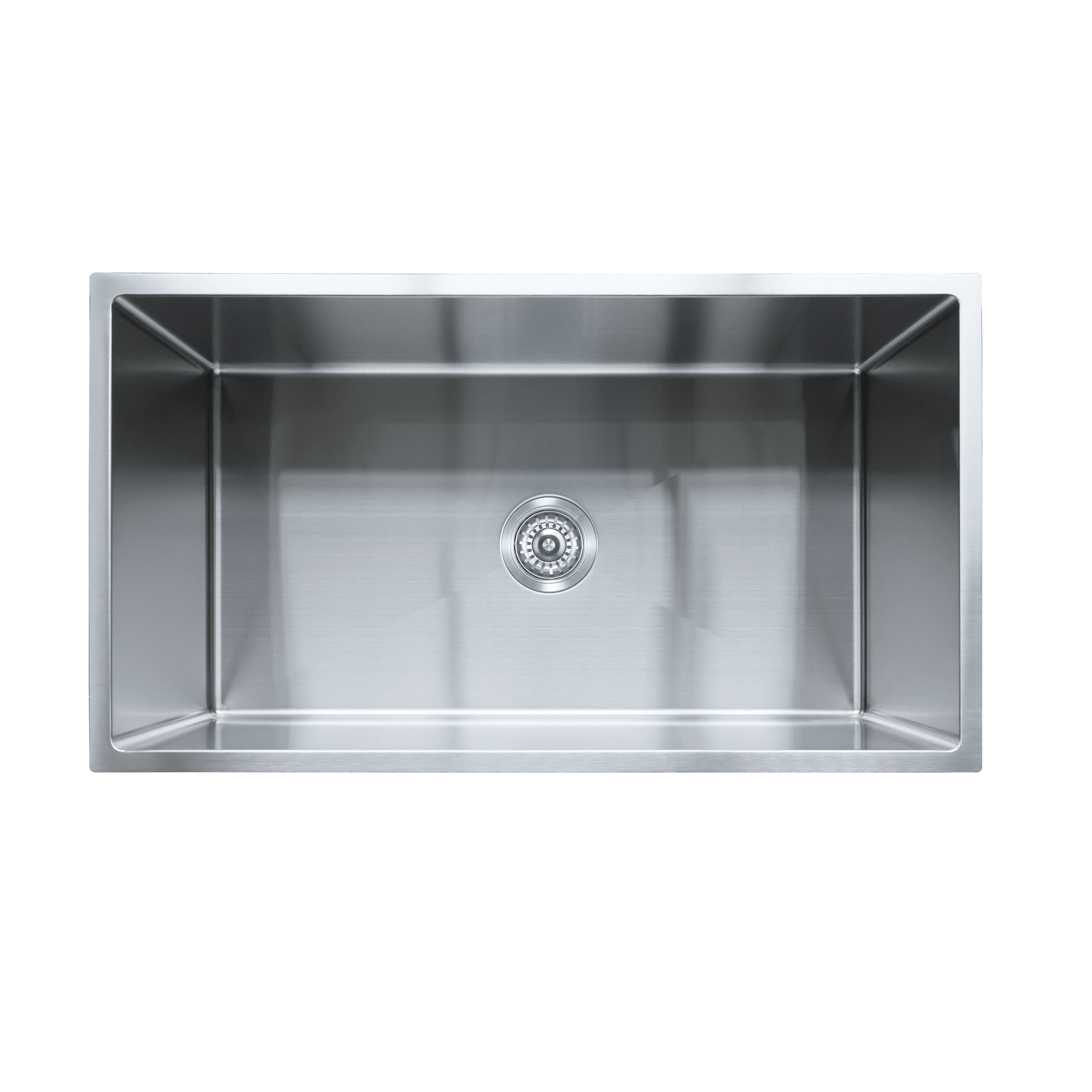Milano Bianca Stainless Steel 810x450mm Sink, Brushed Nickel