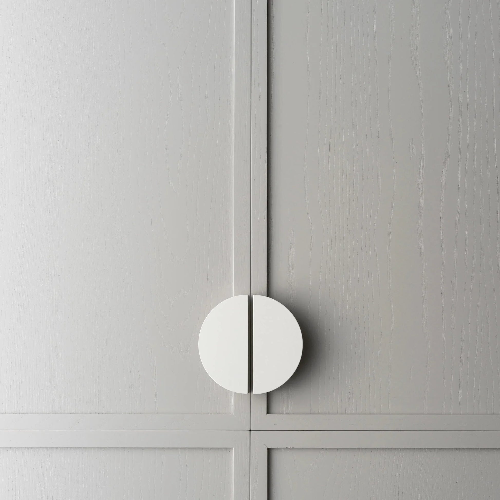 Milano Timber Half Moon Pull Handle - Matte White - Ideal Bathroom CentreCH - HM15096 - MW