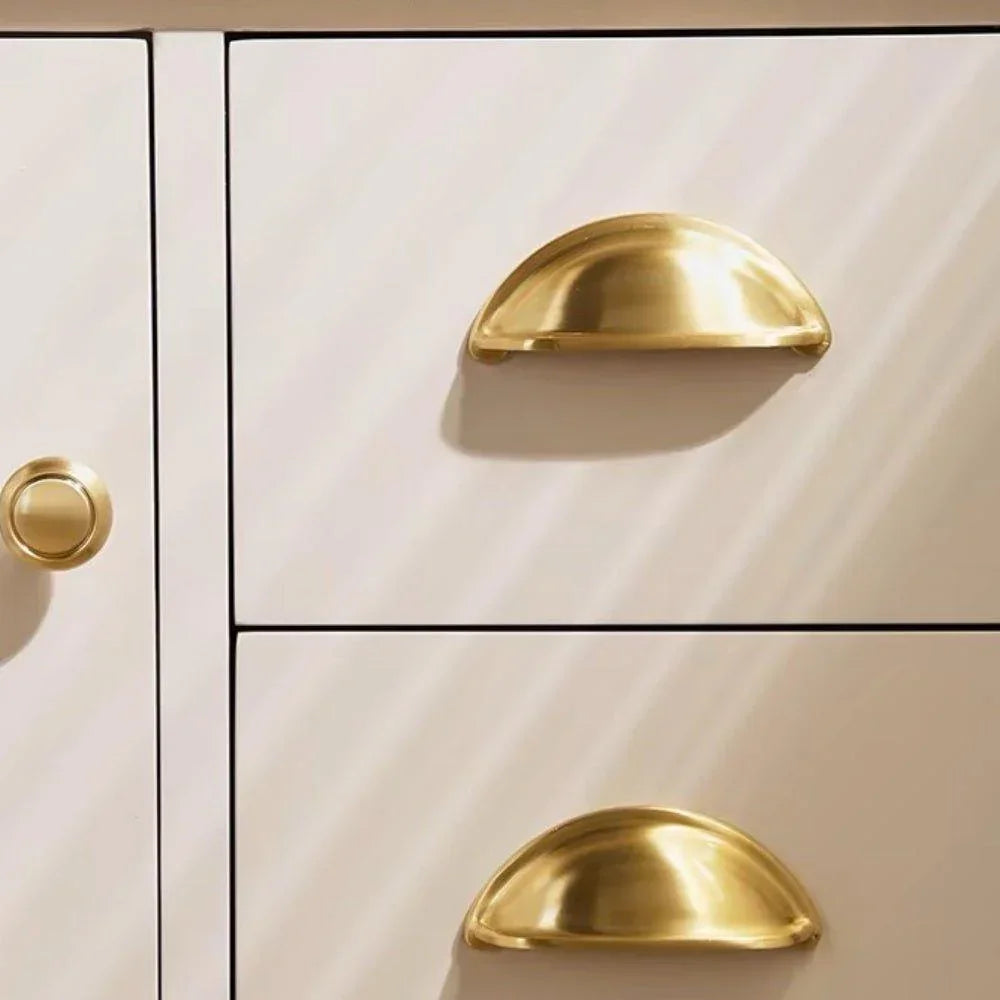 Milano Victoira Shell Handle - Brushed Gold - Ideal Bathroom CentreCH - SHE9540 - BG
