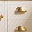 Milano Victoira Shell Handle - Brushed Gold - Ideal Bathroom CentreCH - SHE9540 - BG