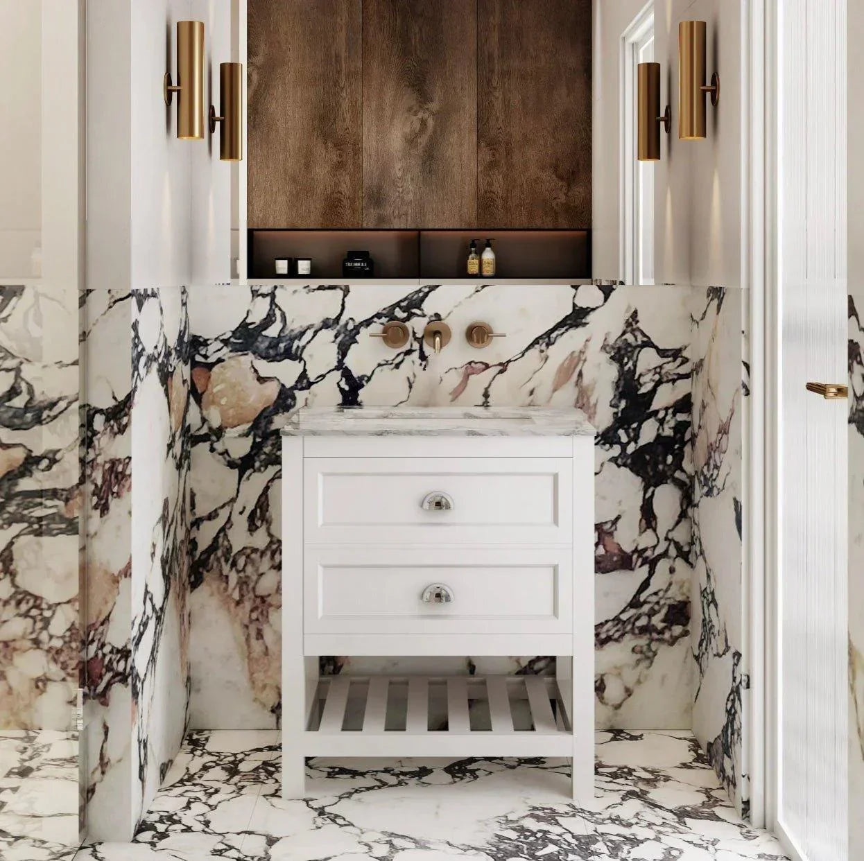 Milano Victoria Freestanding Vanity - Ideal Bathroom CentreVI750MW1TH750mm1 Tap Hole